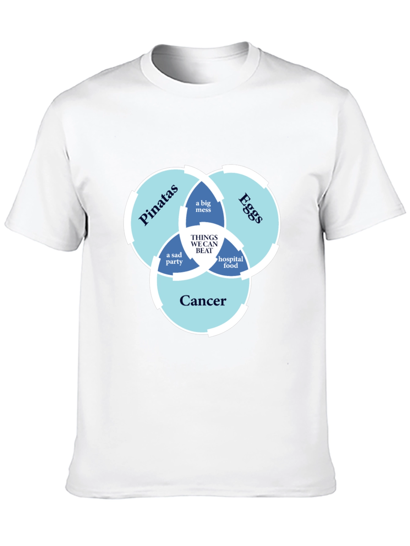 Humorous T-Shirt: Things We Can Beat Venn Diagram
