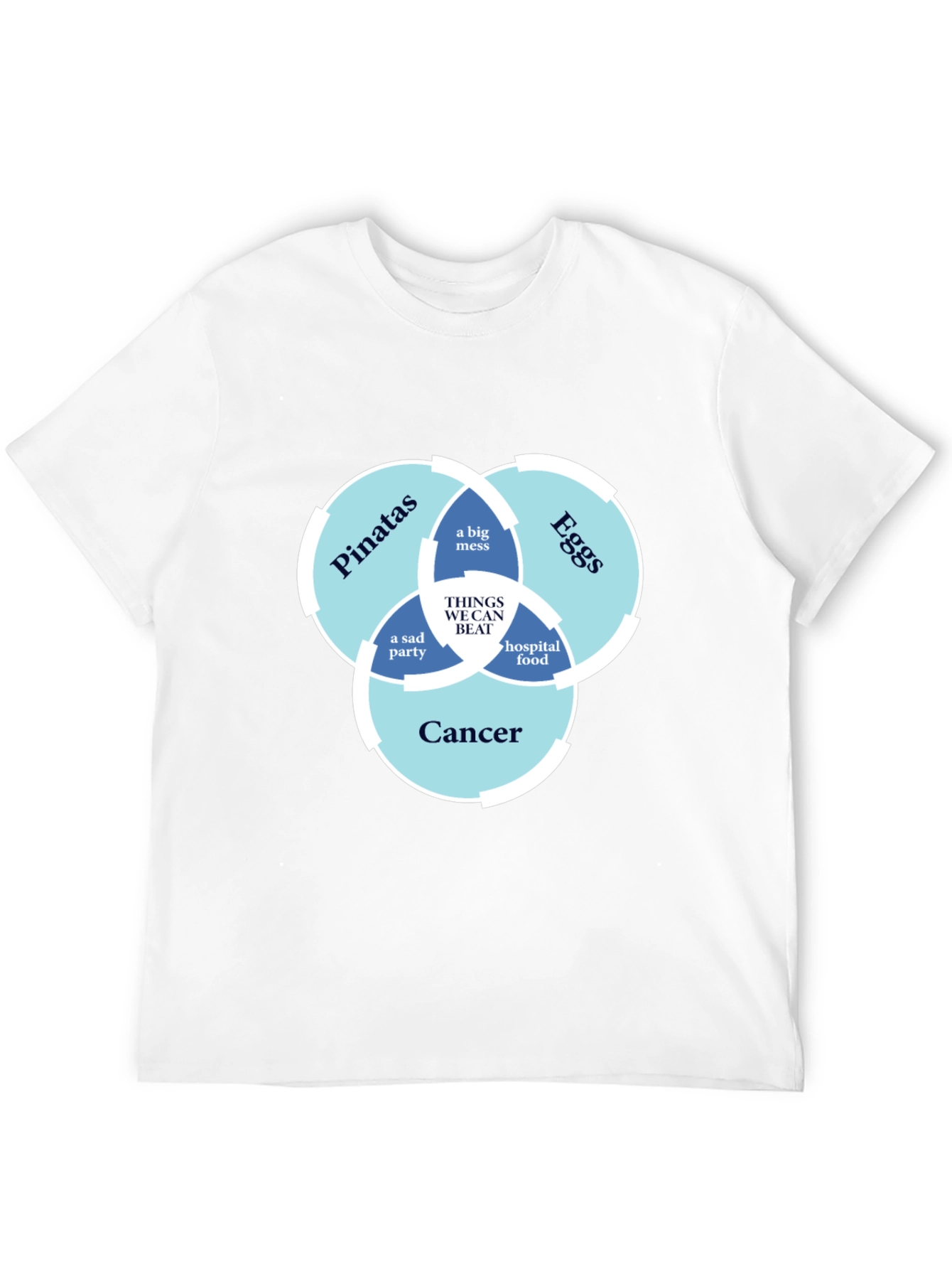 Humorous T-Shirt: Things We Can Beat Venn Diagram