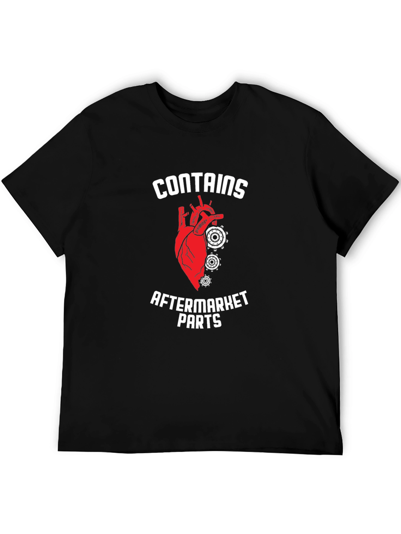Contains Aftermarket Parts T-Shirt Funny Mechanic Tee