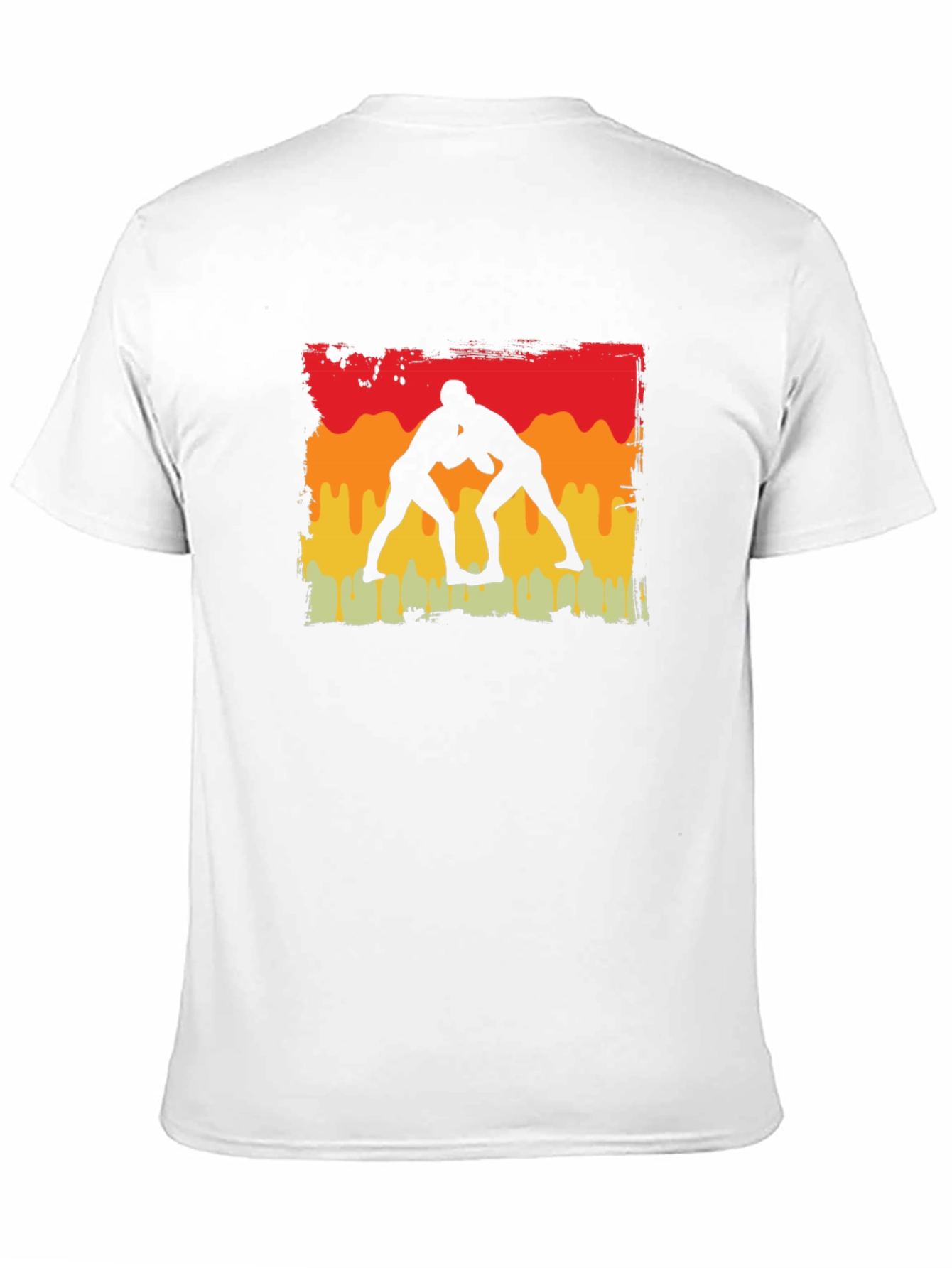 Wrestling Silhouette Graphic Tee