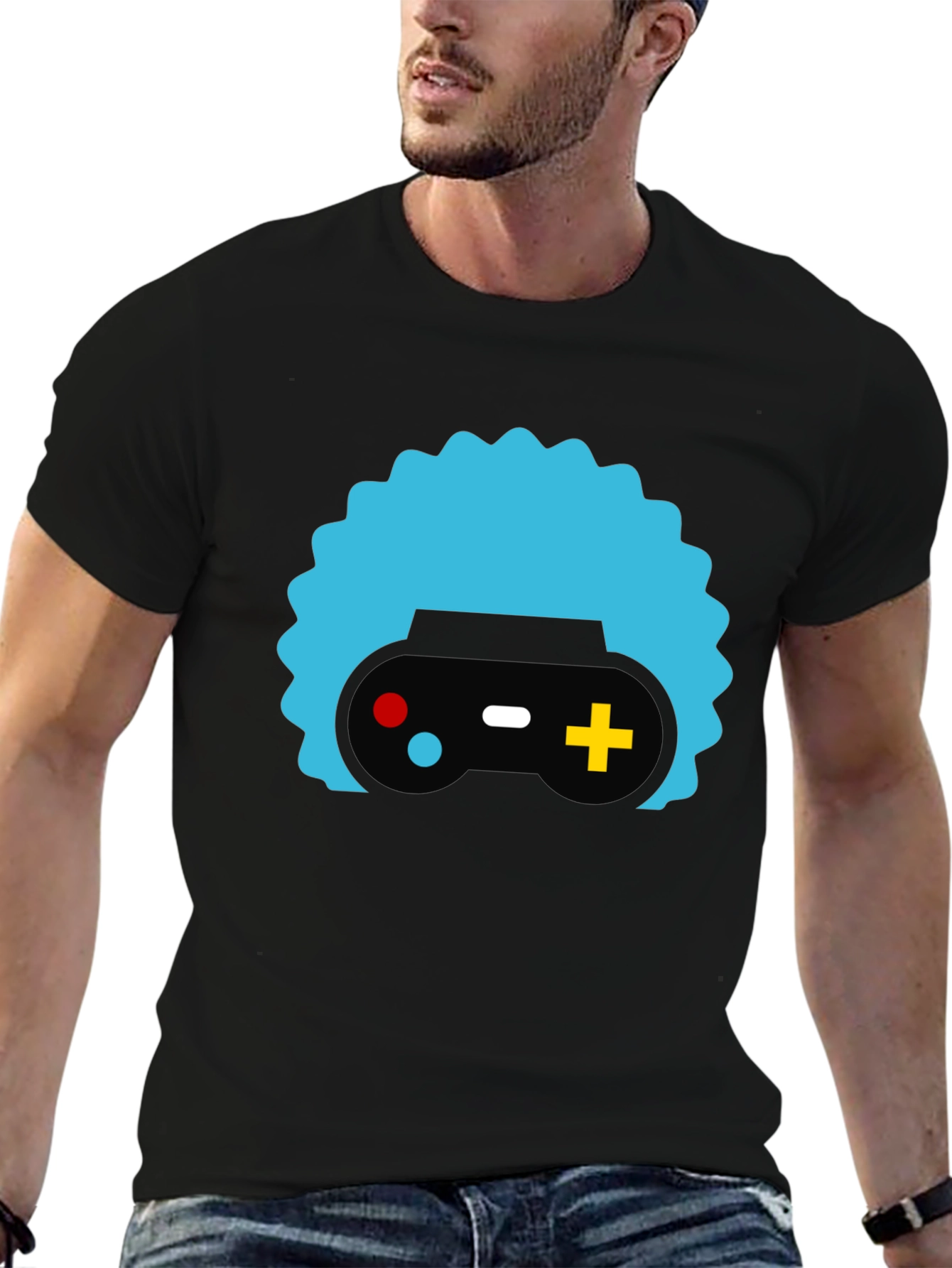 Gamer Controller Graphic T-Shirt - Trendy Casual Tee