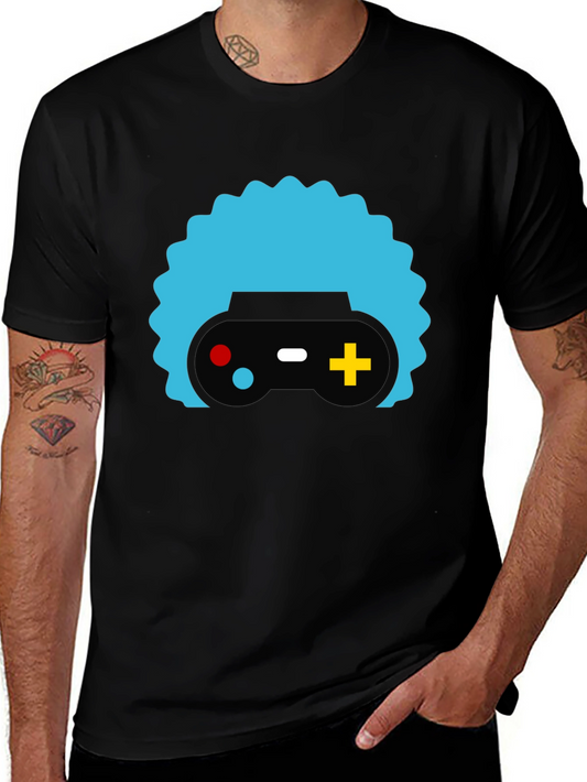 Gamer Controller Graphic T-Shirt - Trendy Casual Tee