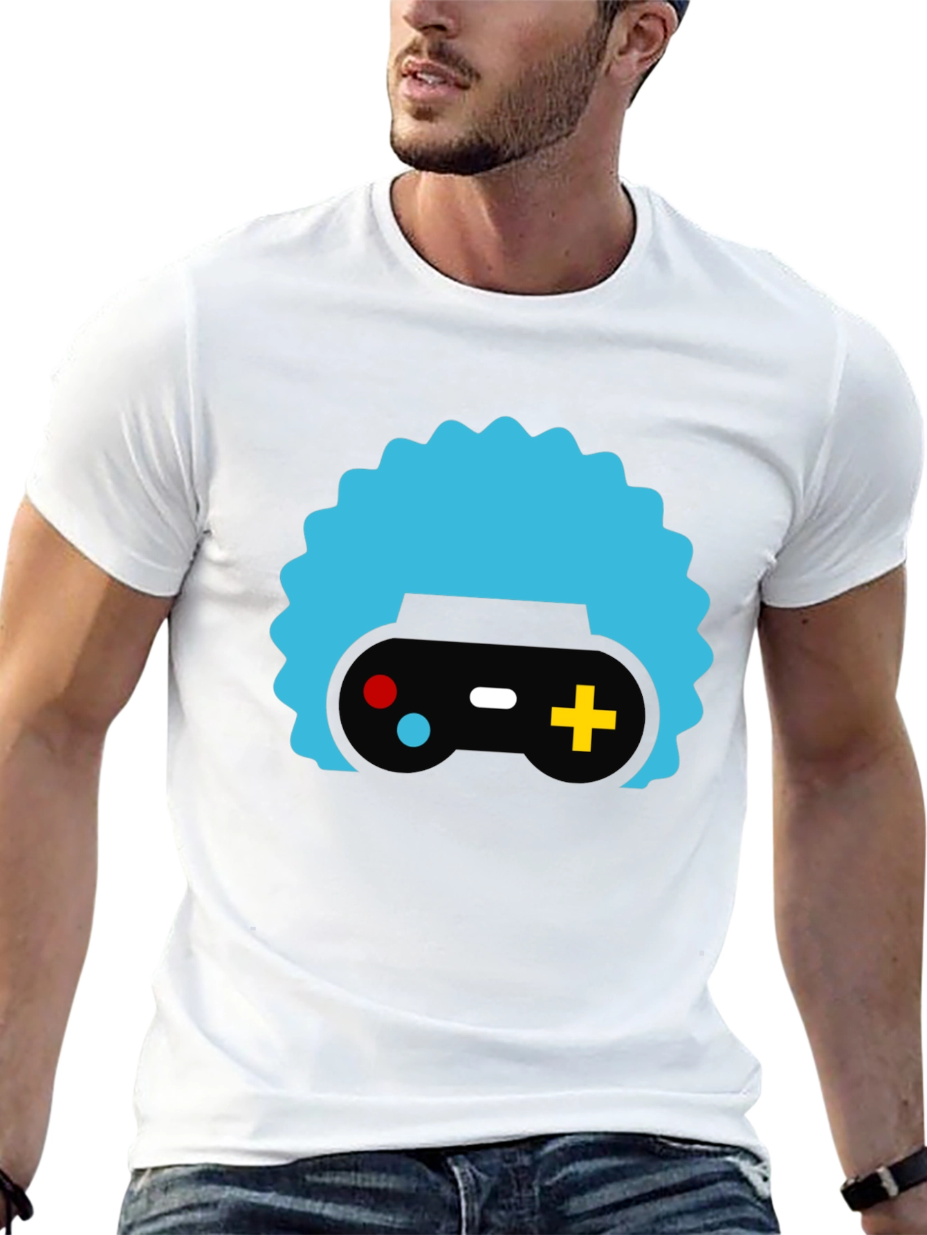 Gamer Controller Graphic T-Shirt - Trendy Casual Tee