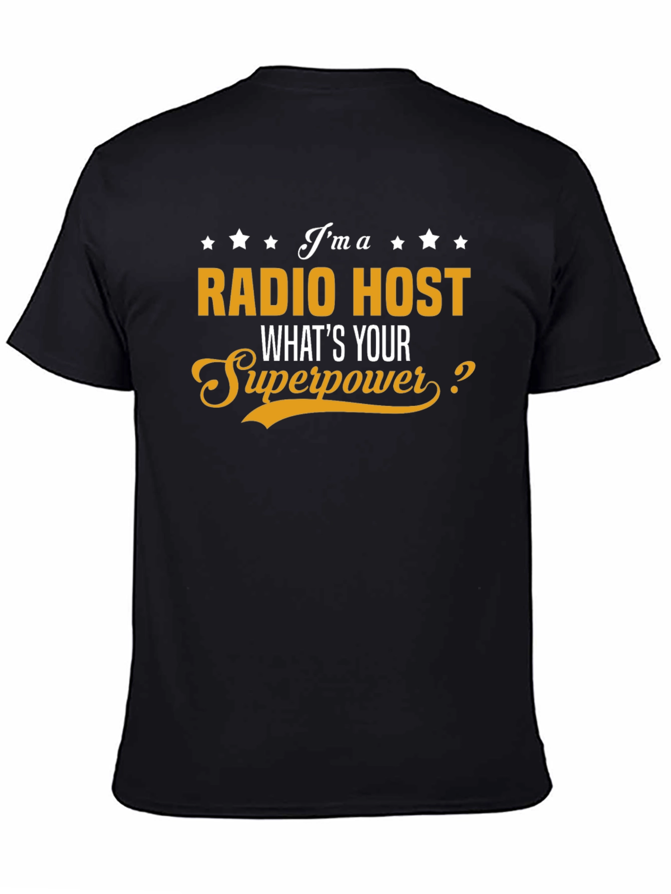 Radio Host Superpower Graphic T-Shirt