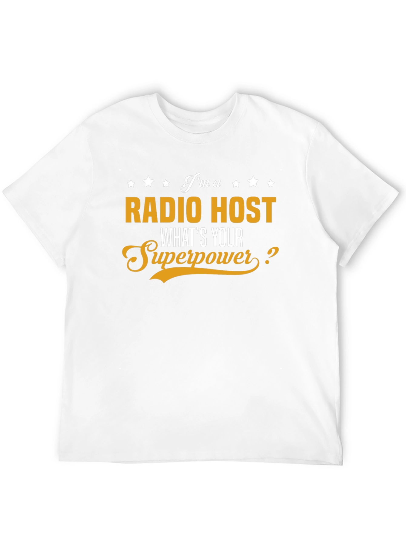 Radio Host Superpower Graphic T-Shirt