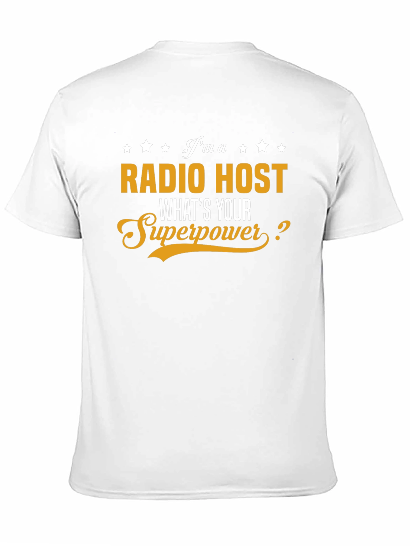 Radio Host Superpower Graphic T-Shirt