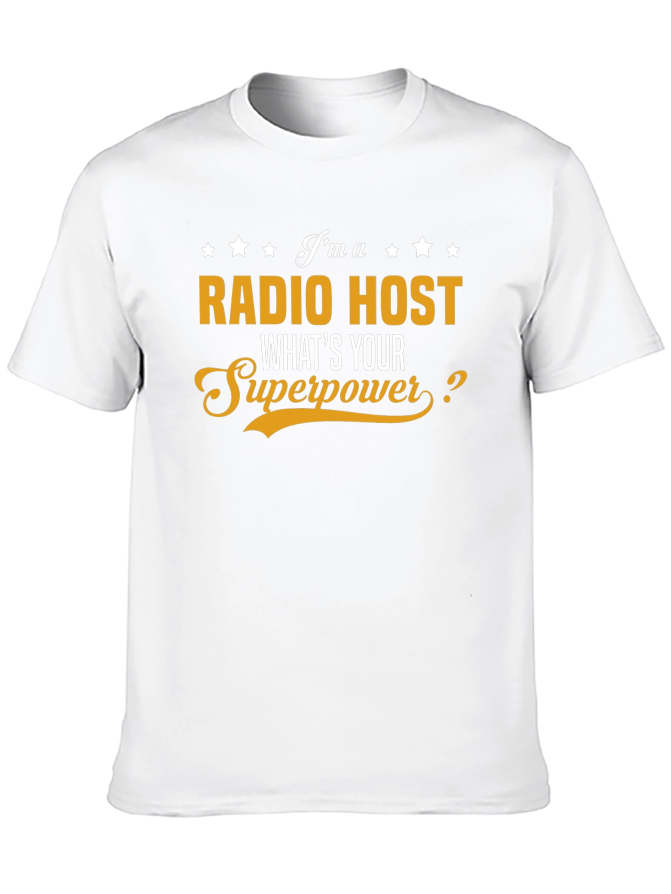Radio Host Superpower Graphic T-Shirt