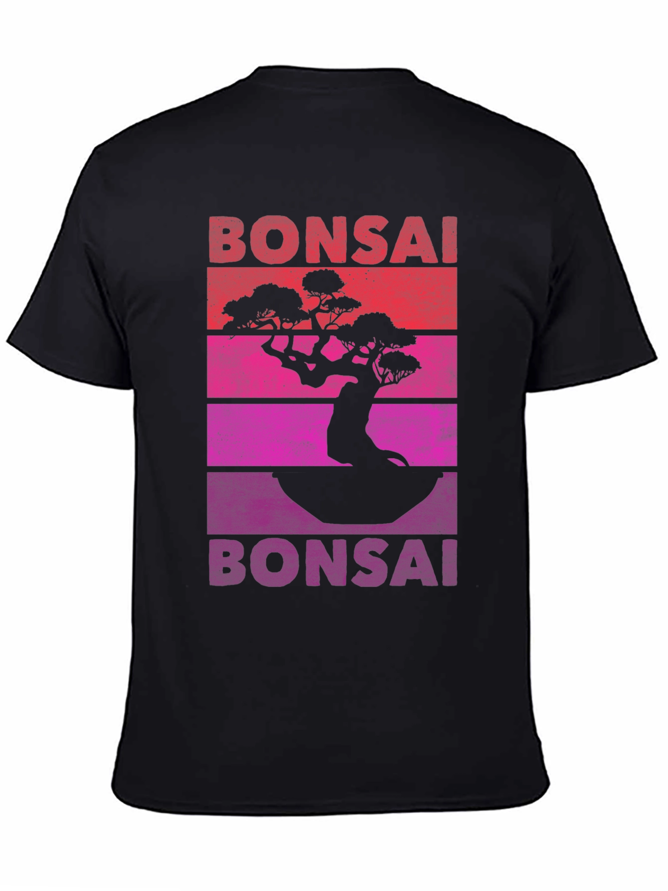 Bonsai Tree Retro T-Shirt - Unique Graphic Tee