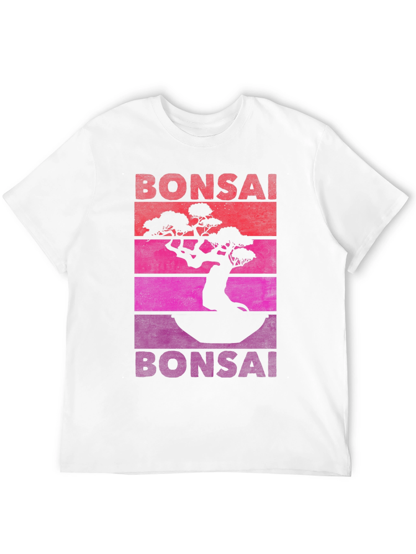 Bonsai Tree Retro T-Shirt - Unique Graphic Tee