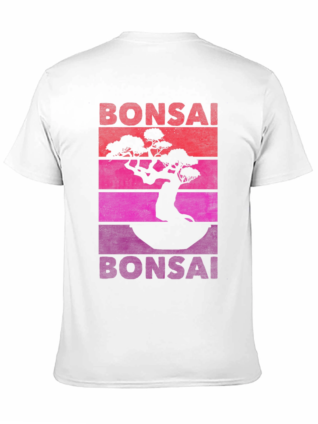 Bonsai Tree Retro T-Shirt - Unique Graphic Tee
