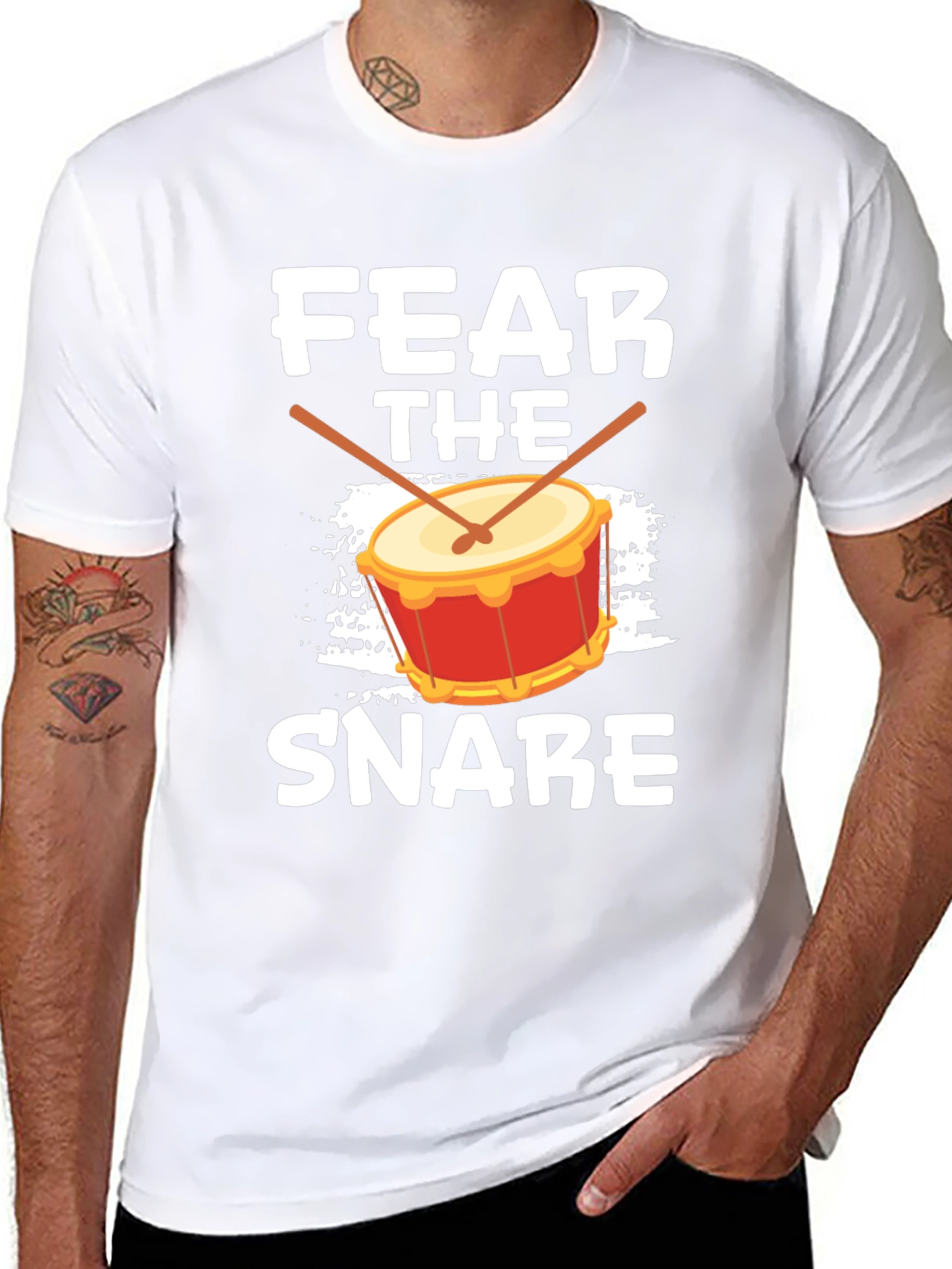 Fear The Snare Drummer Tee