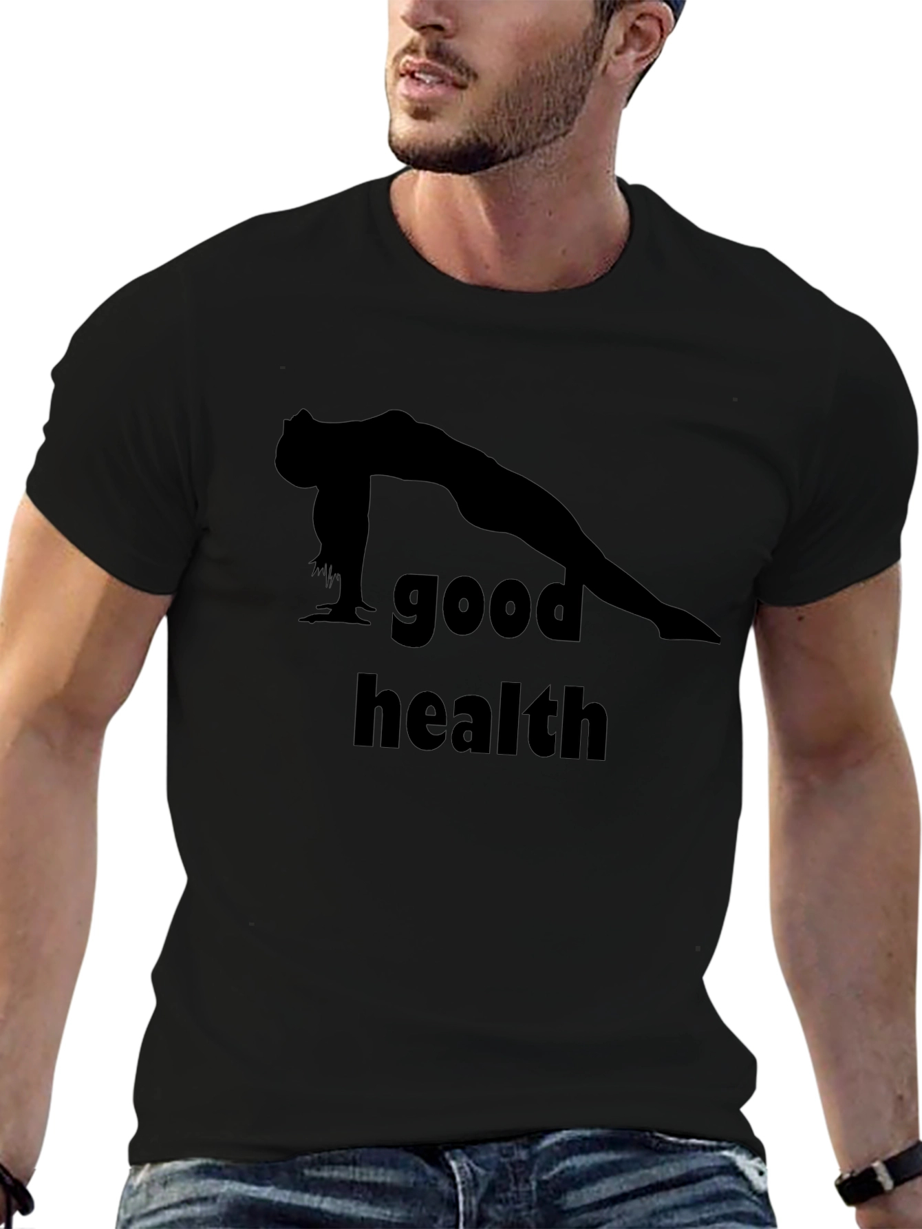 Good Health Yoga Tee - Black T-Shirt