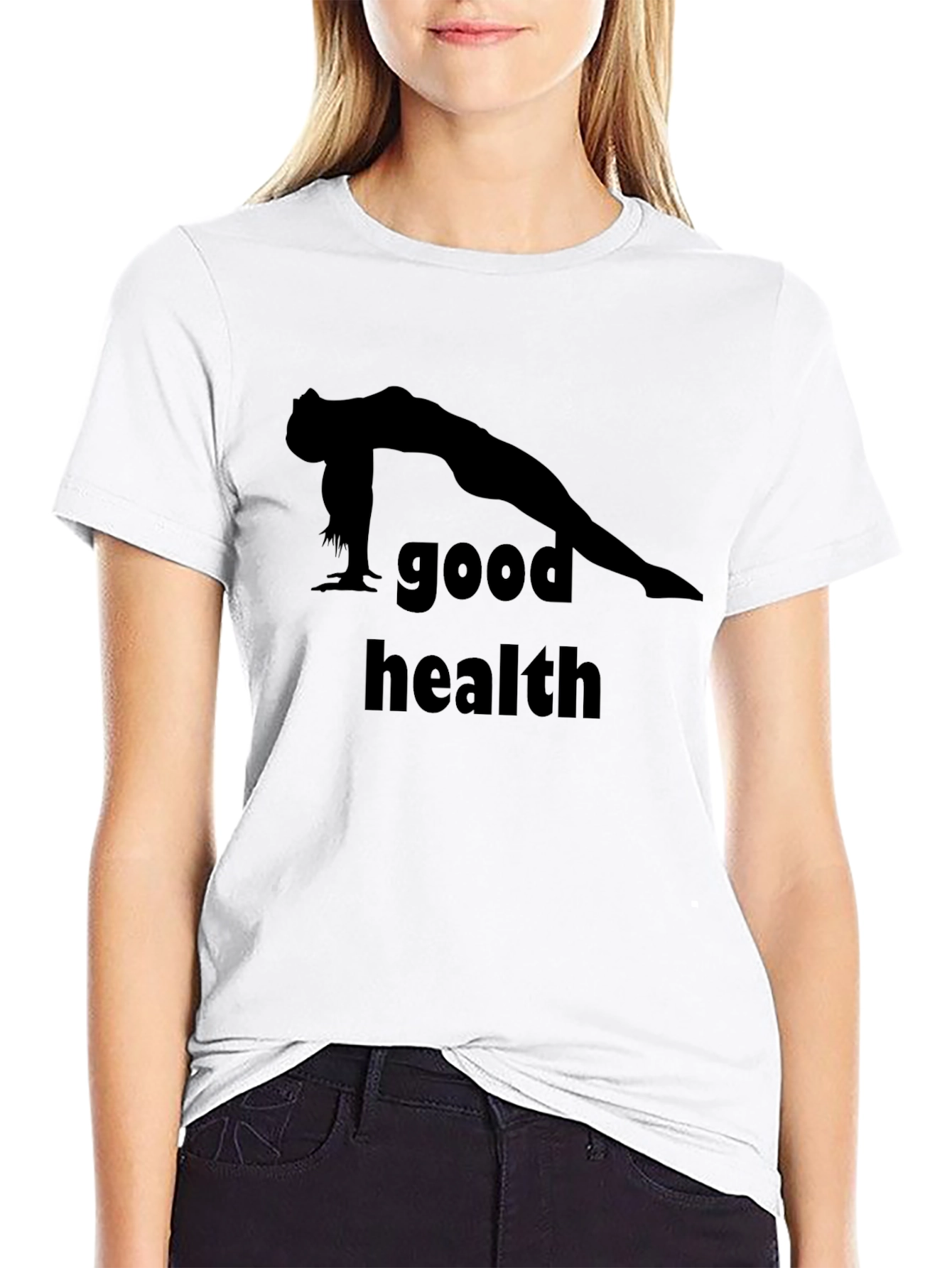Good Health Yoga Tee - Black T-Shirt