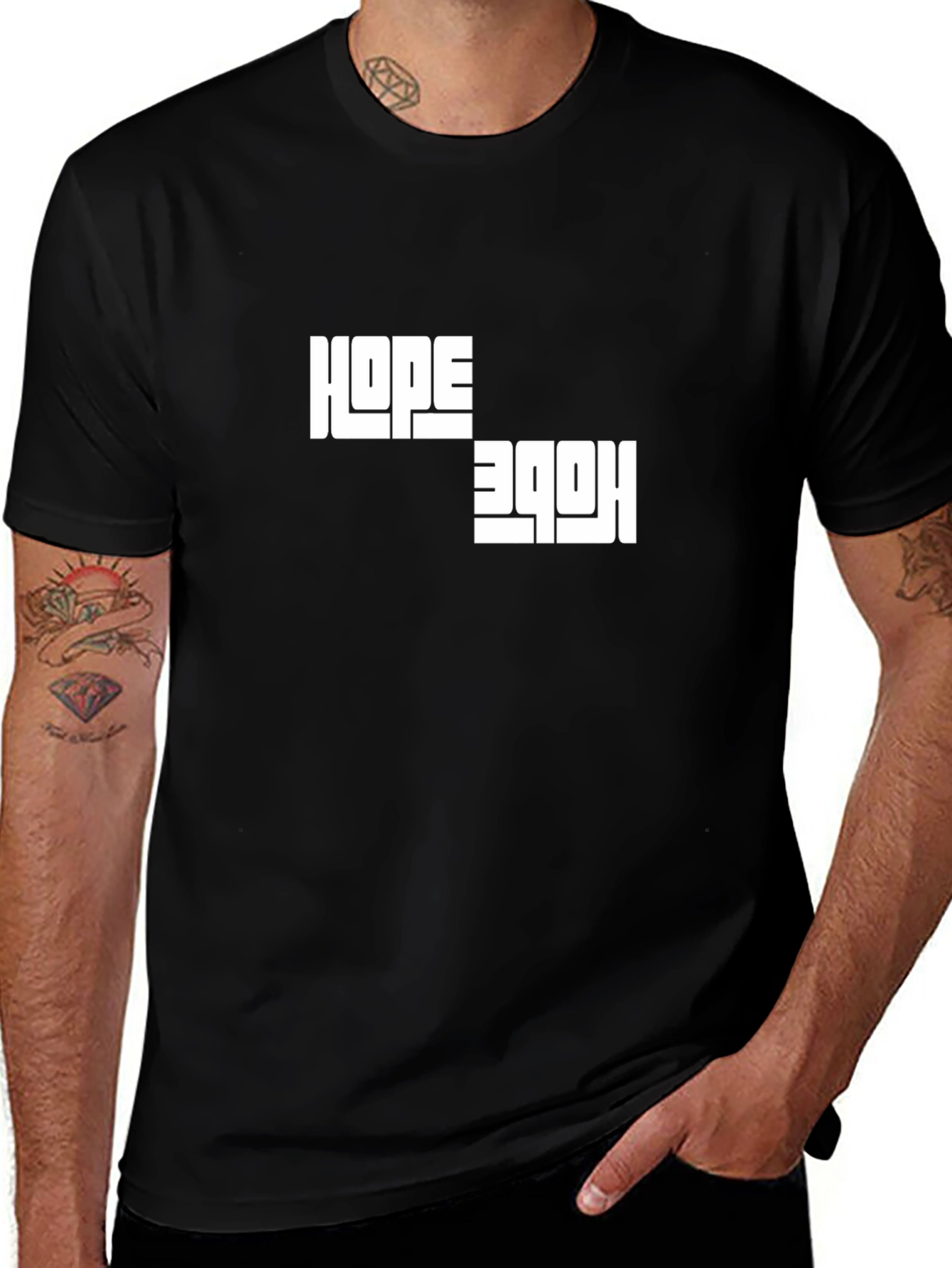 Hope Shirt Black Graphic Tee