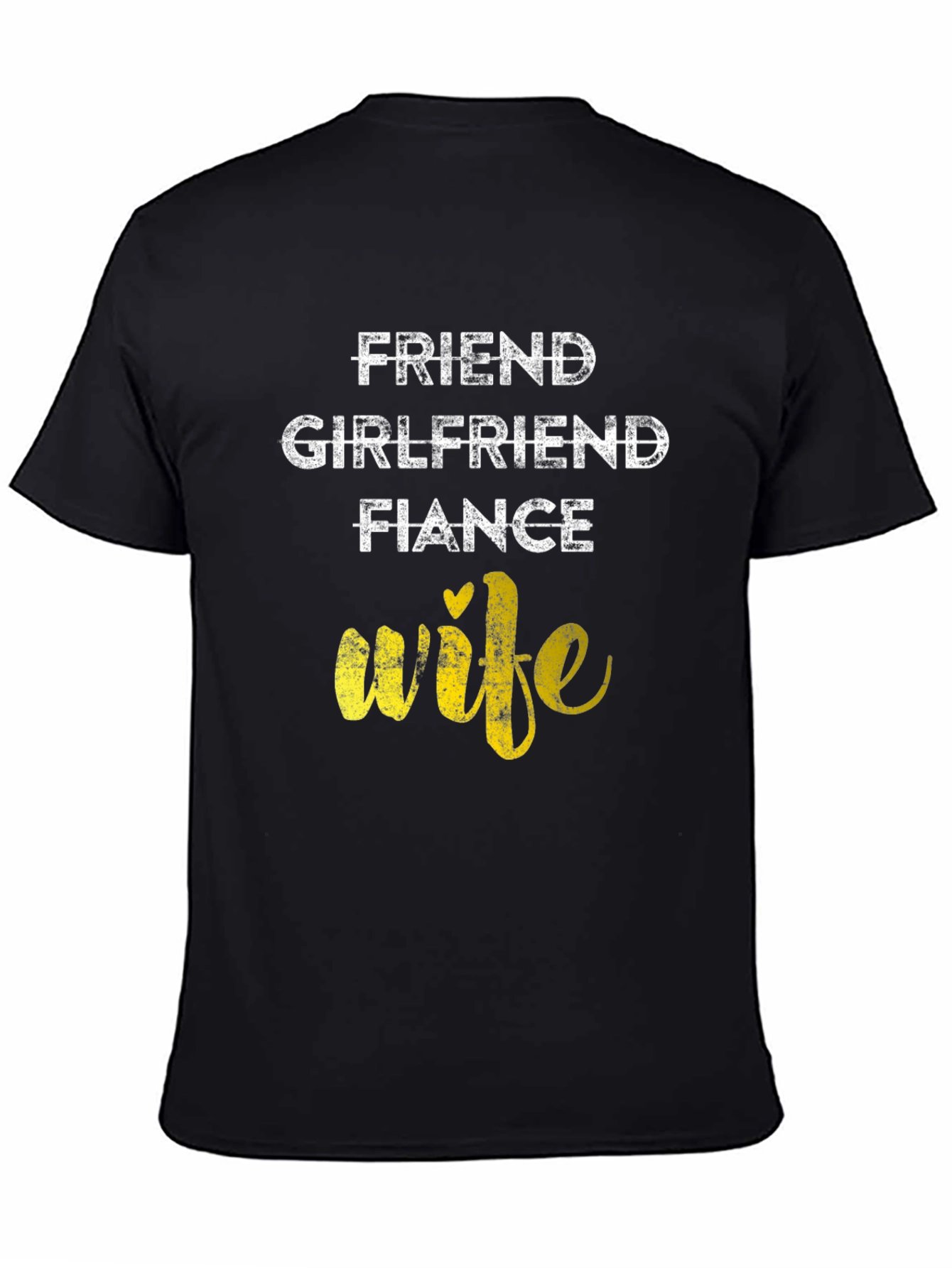 Evolved to Wife Graphic Tee - Black