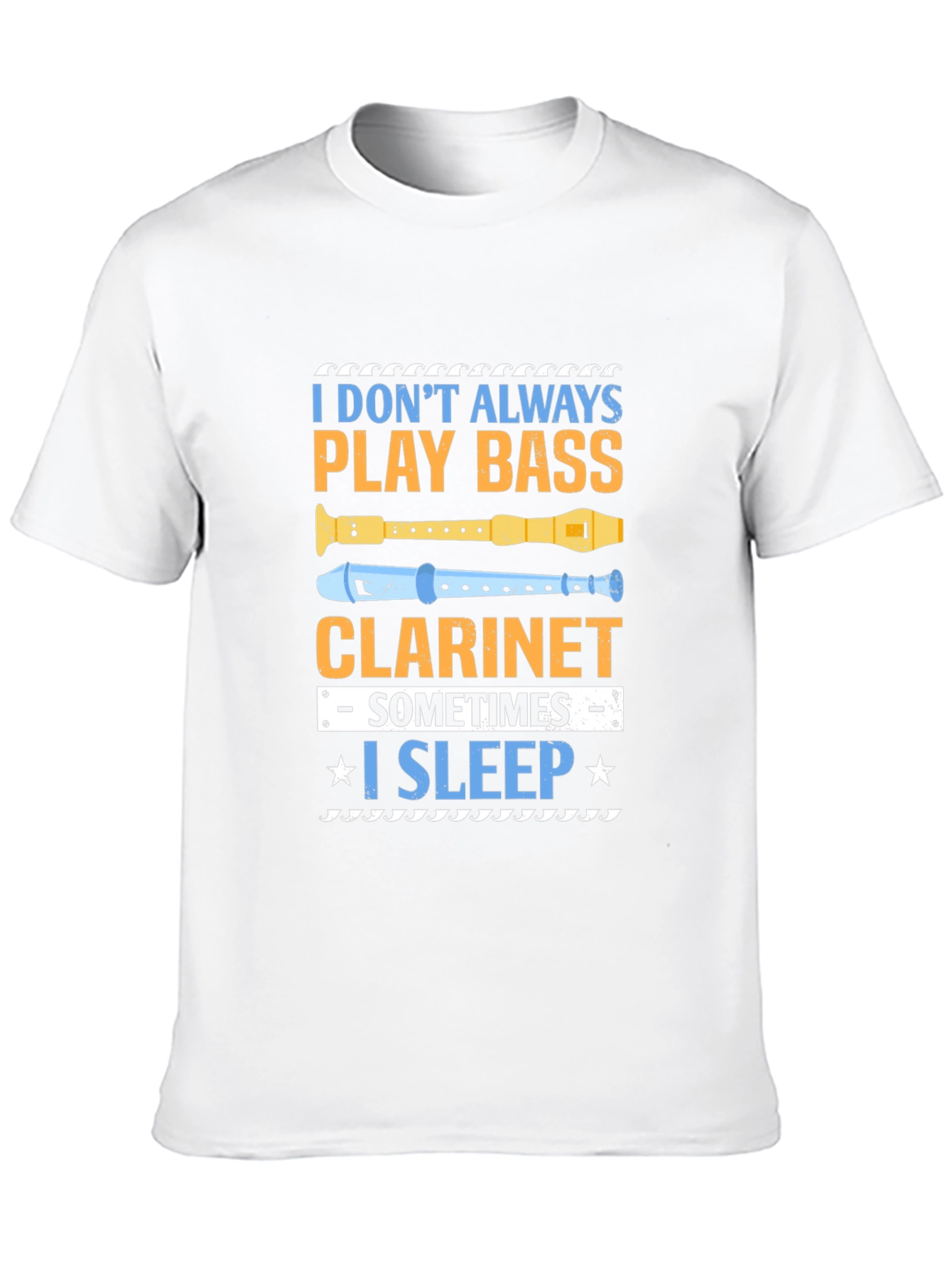 Bass Clarinet Player T-Shirt - Novelty Music Tee