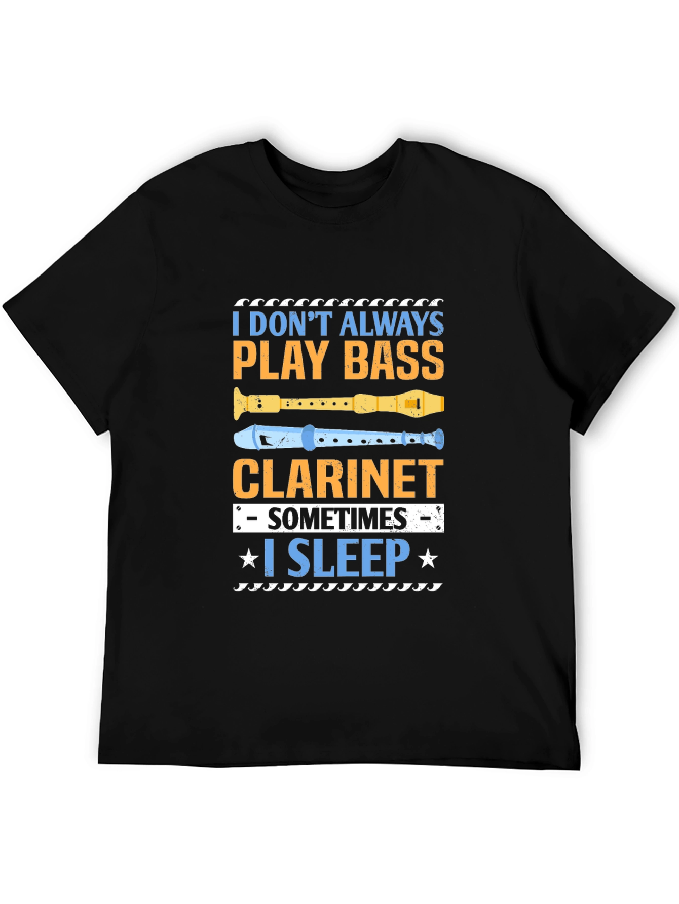 Bass Clarinet Player T-Shirt - Novelty Music Tee