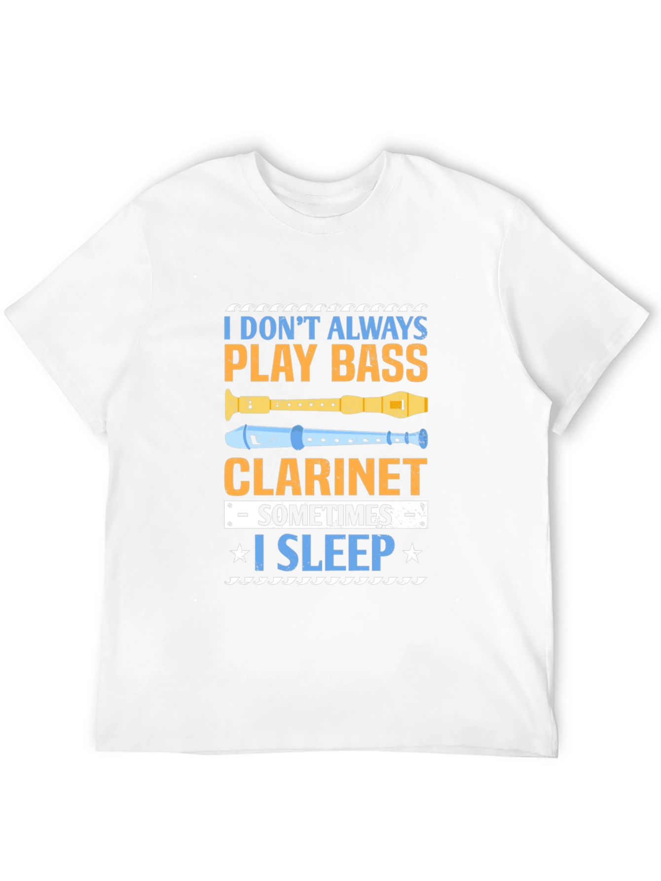 Bass Clarinet Player T-Shirt - Novelty Music Tee