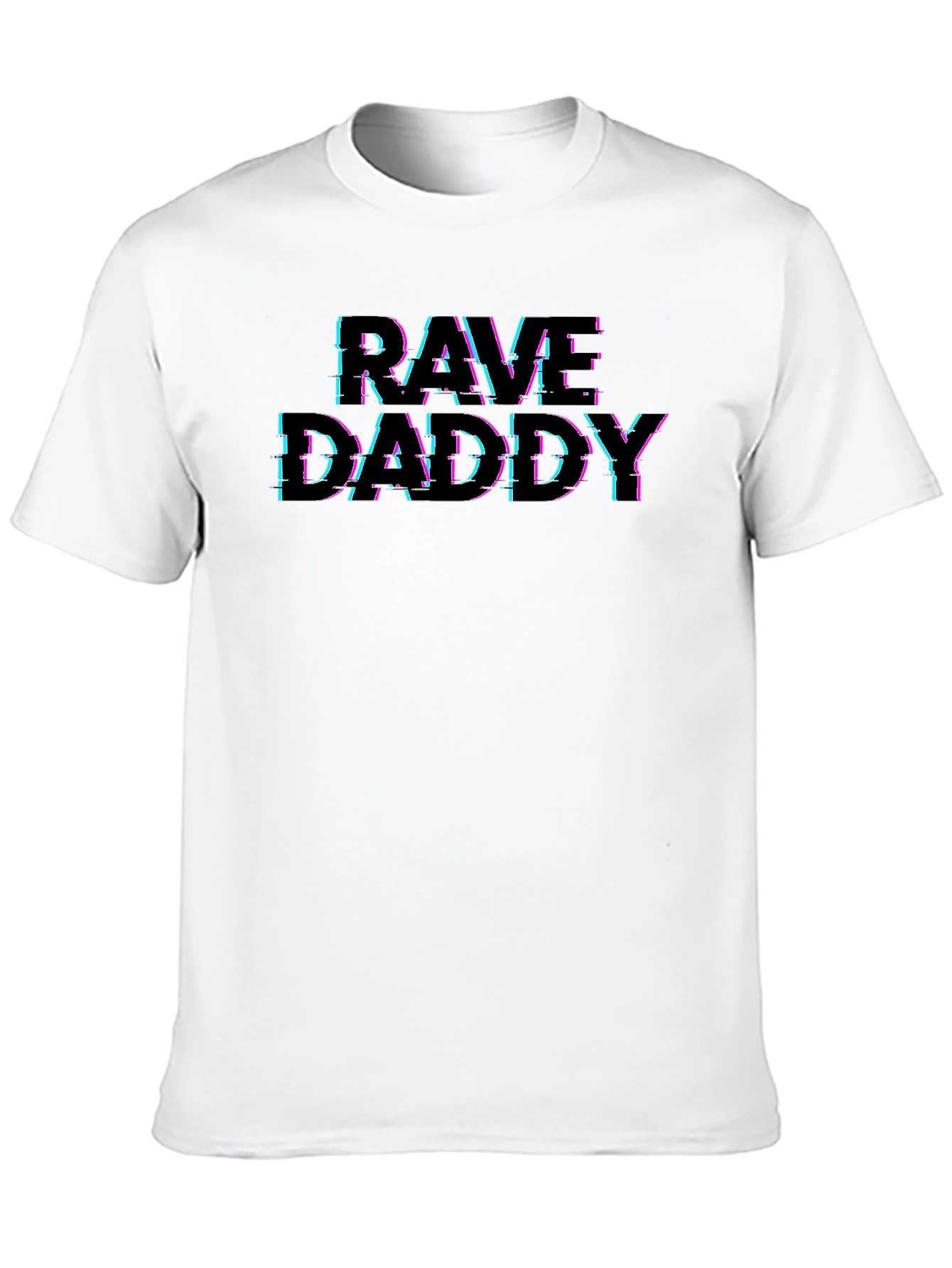Rave Daddy T-Shirt Glitch Aesthetic