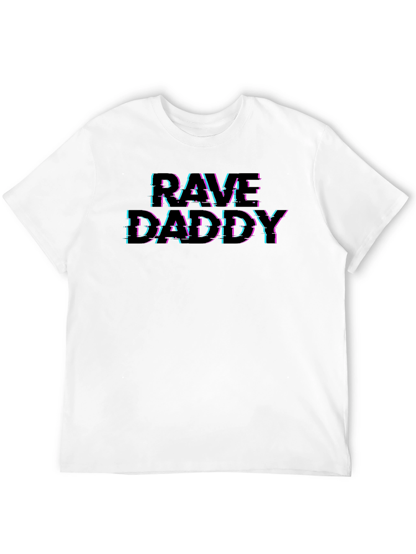Rave Daddy T-Shirt Glitch Aesthetic