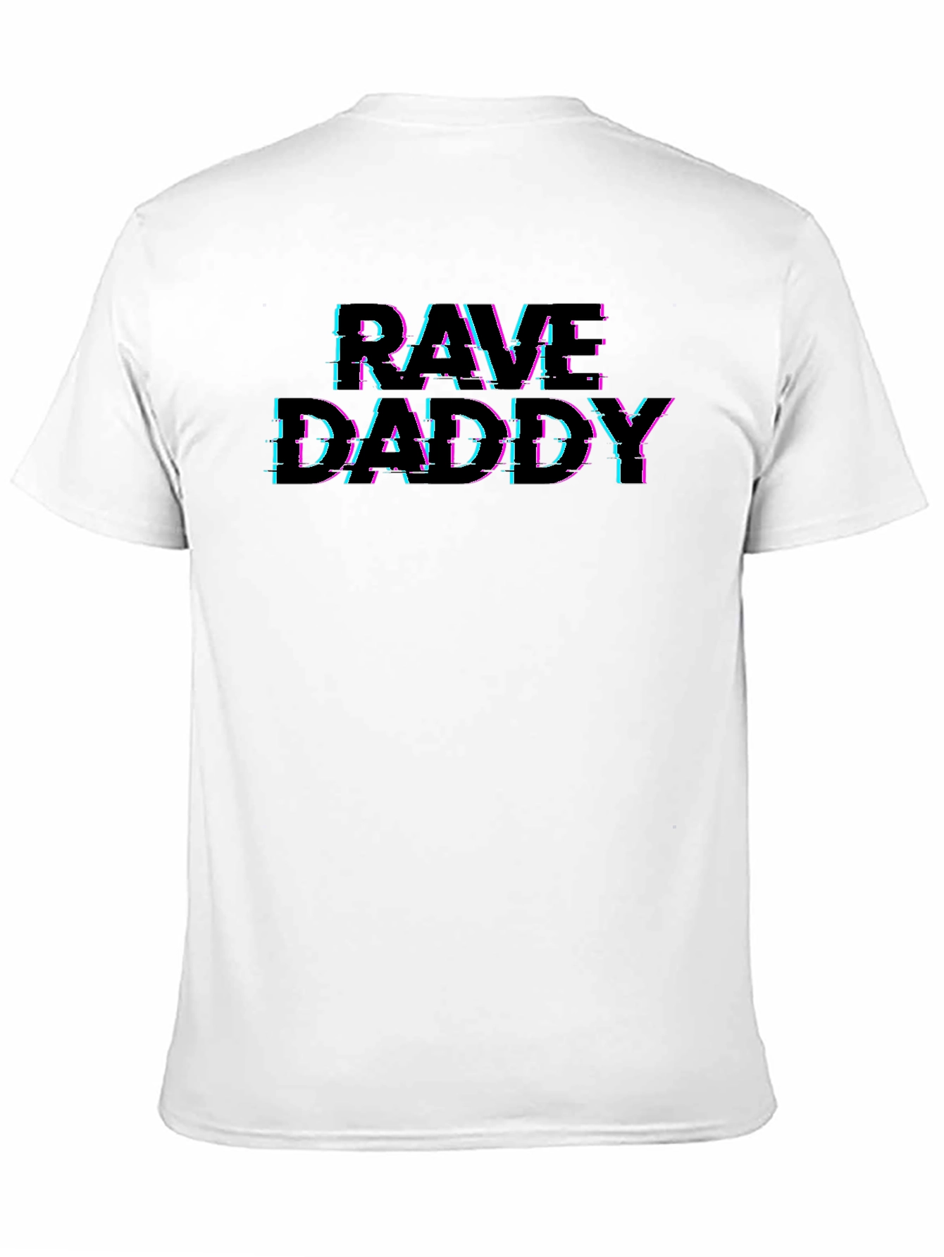 Rave Daddy T-Shirt Glitch Aesthetic