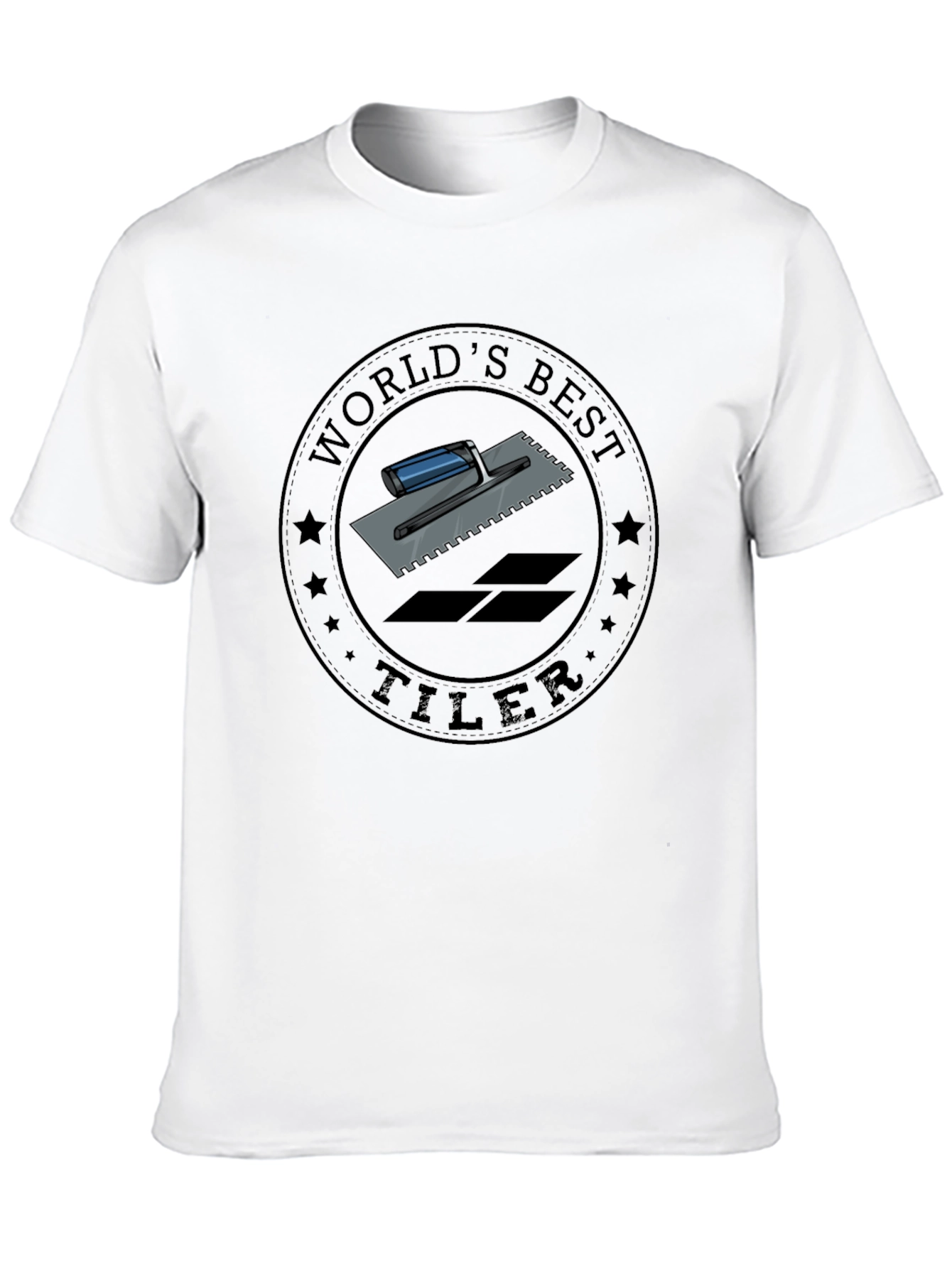 Worlds Best Tiler - Graphic T-Shirt