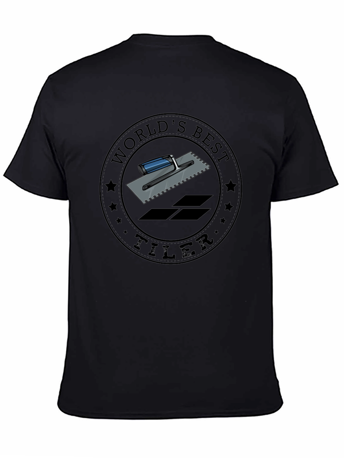 Worlds Best Tiler - Graphic T-Shirt