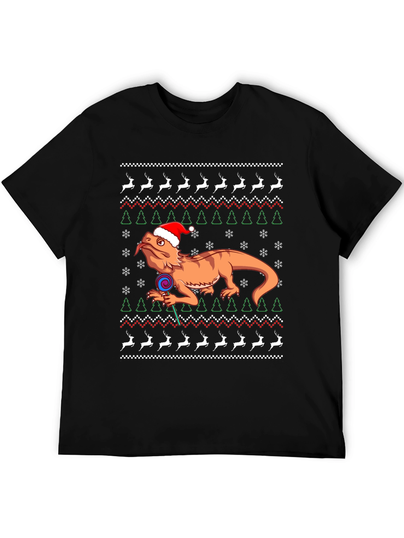 Bearded Dragon Christmas Sweater T-Shirt