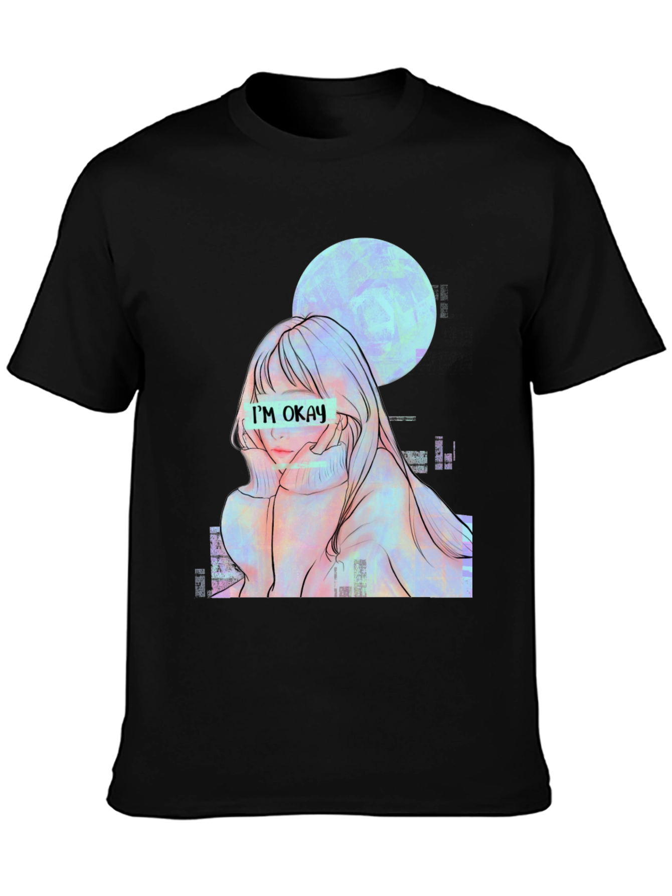 Im Okay Anime Girl Graphic Tee