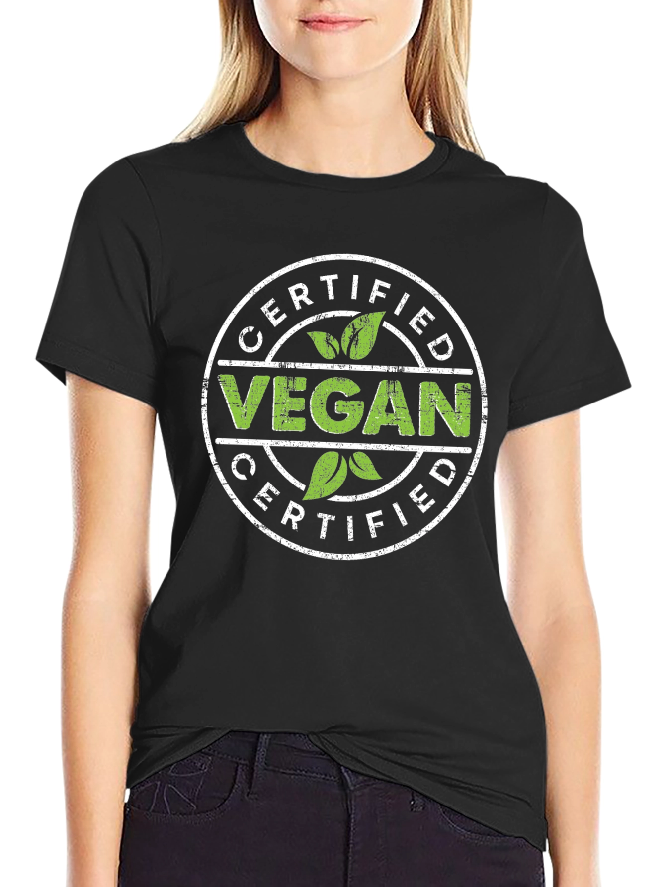 Certified Vegan Black T-Shirt