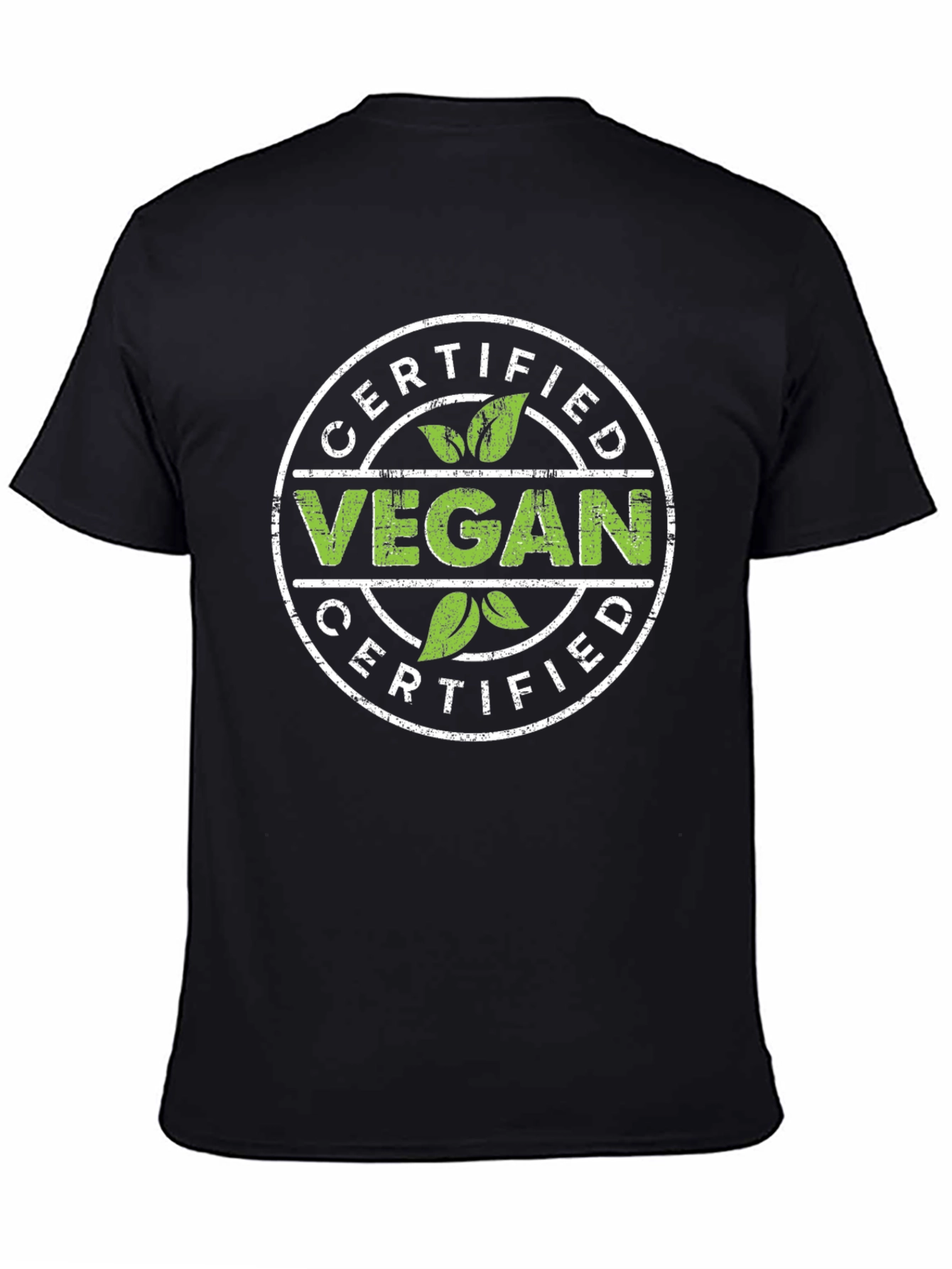 Certified Vegan Black T-Shirt