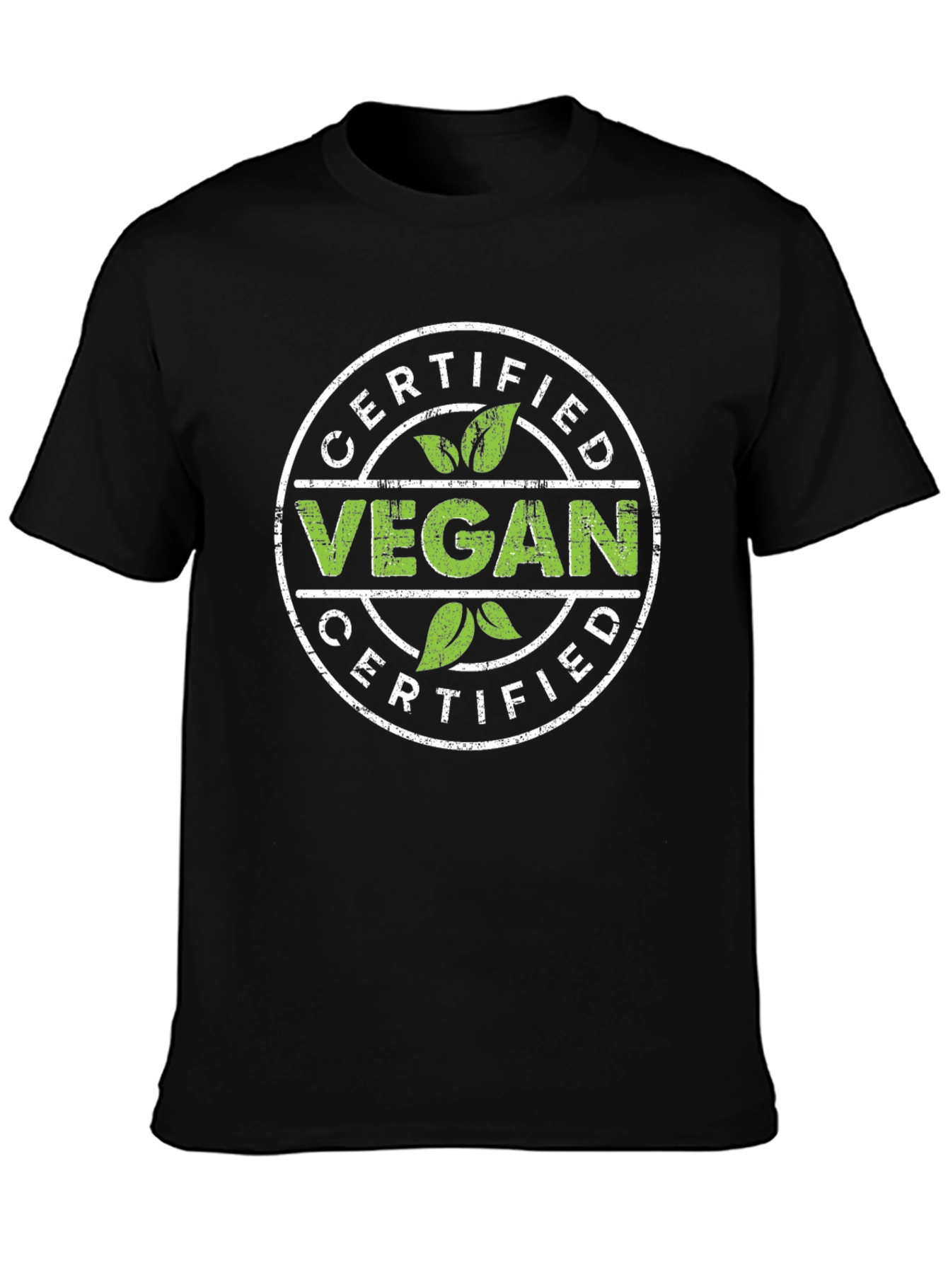 Certified Vegan Black T-Shirt