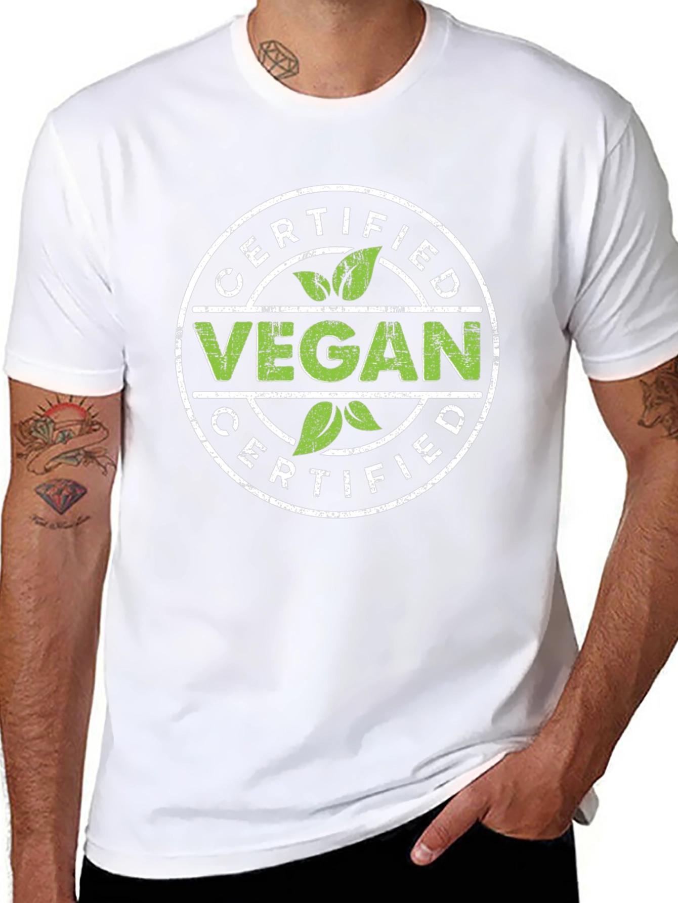 Certified Vegan Black T-Shirt