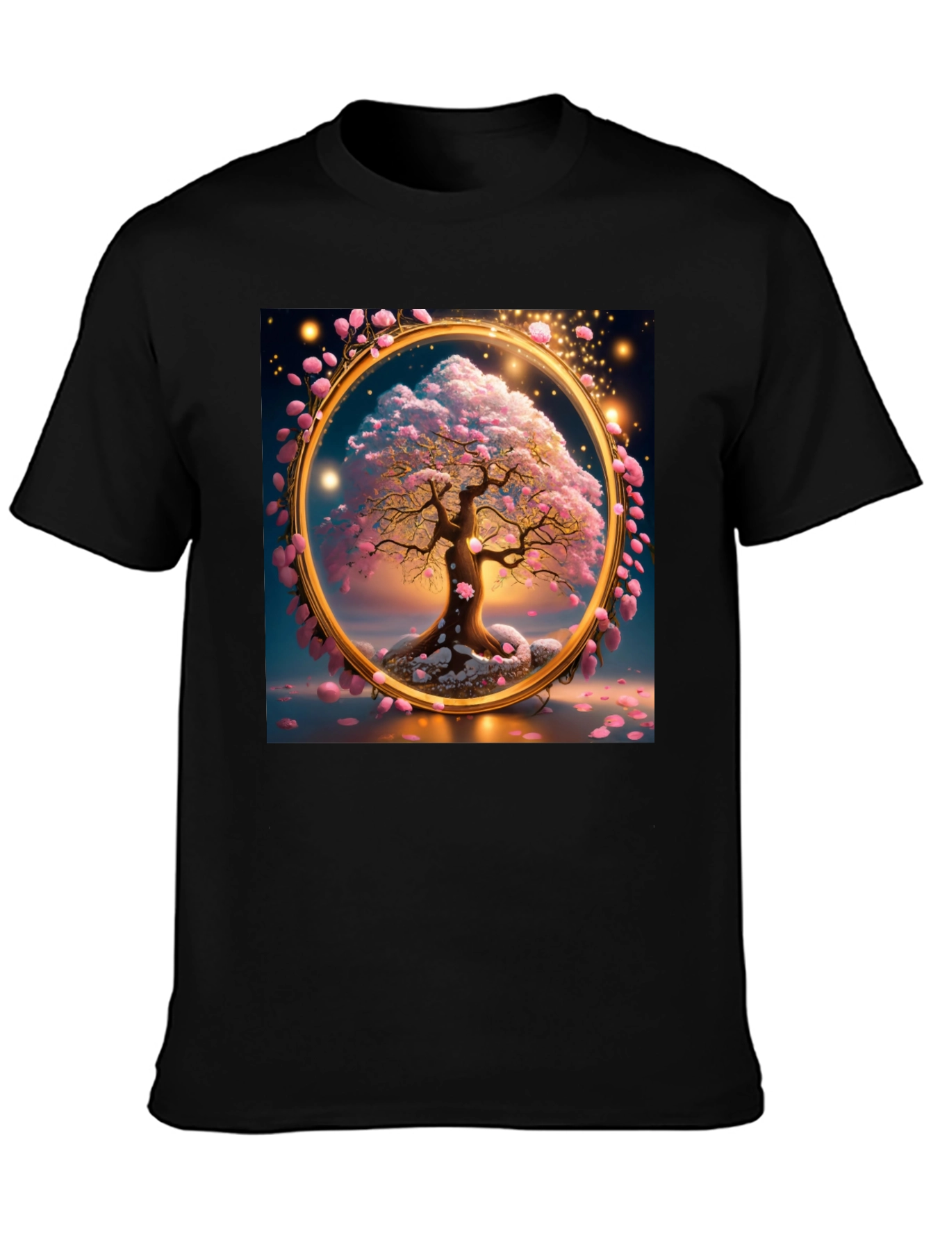Enchanted Blossom Tree Graphic T-Shirt