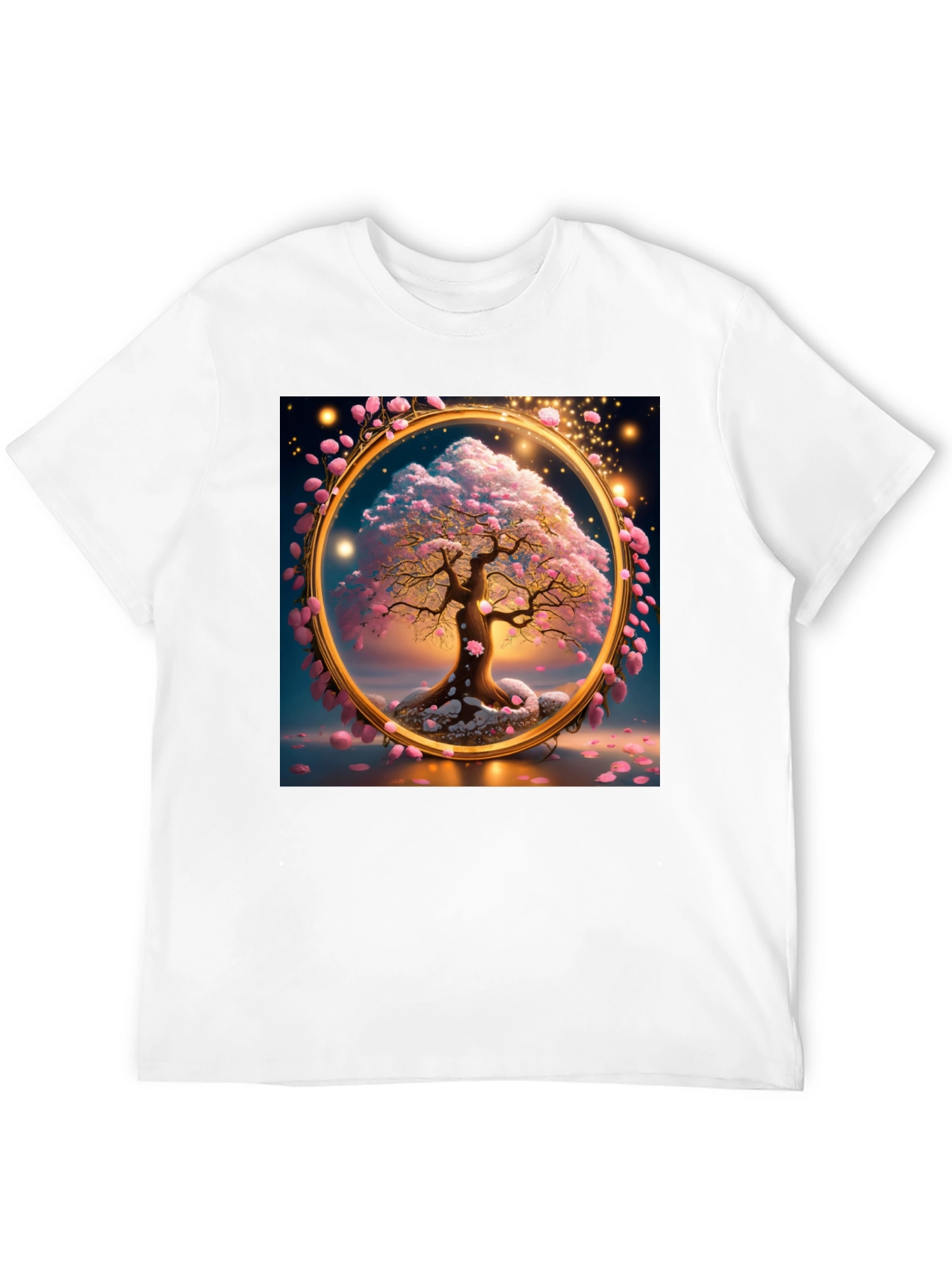 Enchanted Blossom Tree Graphic T-Shirt