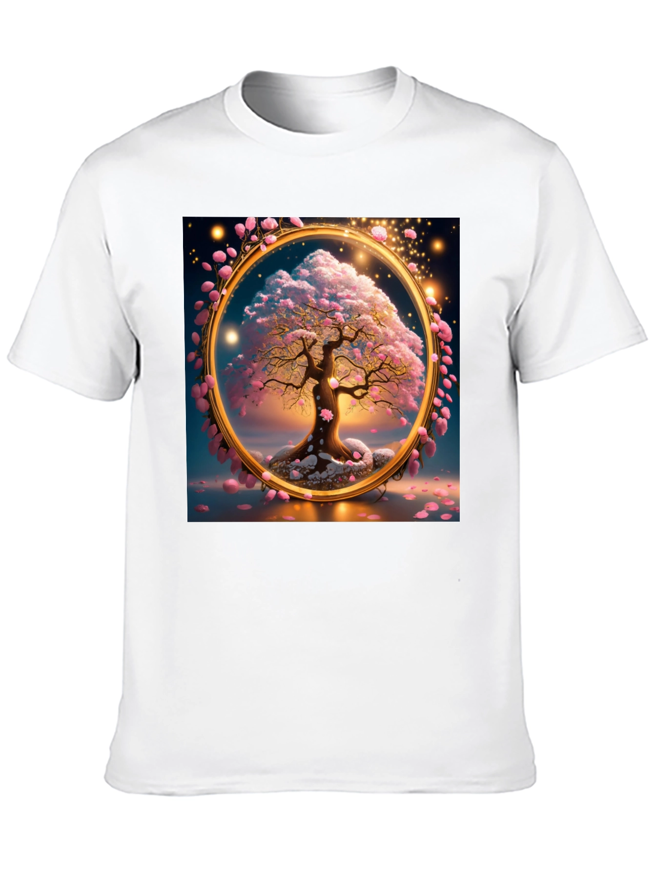 Enchanted Blossom Tree Graphic T-Shirt