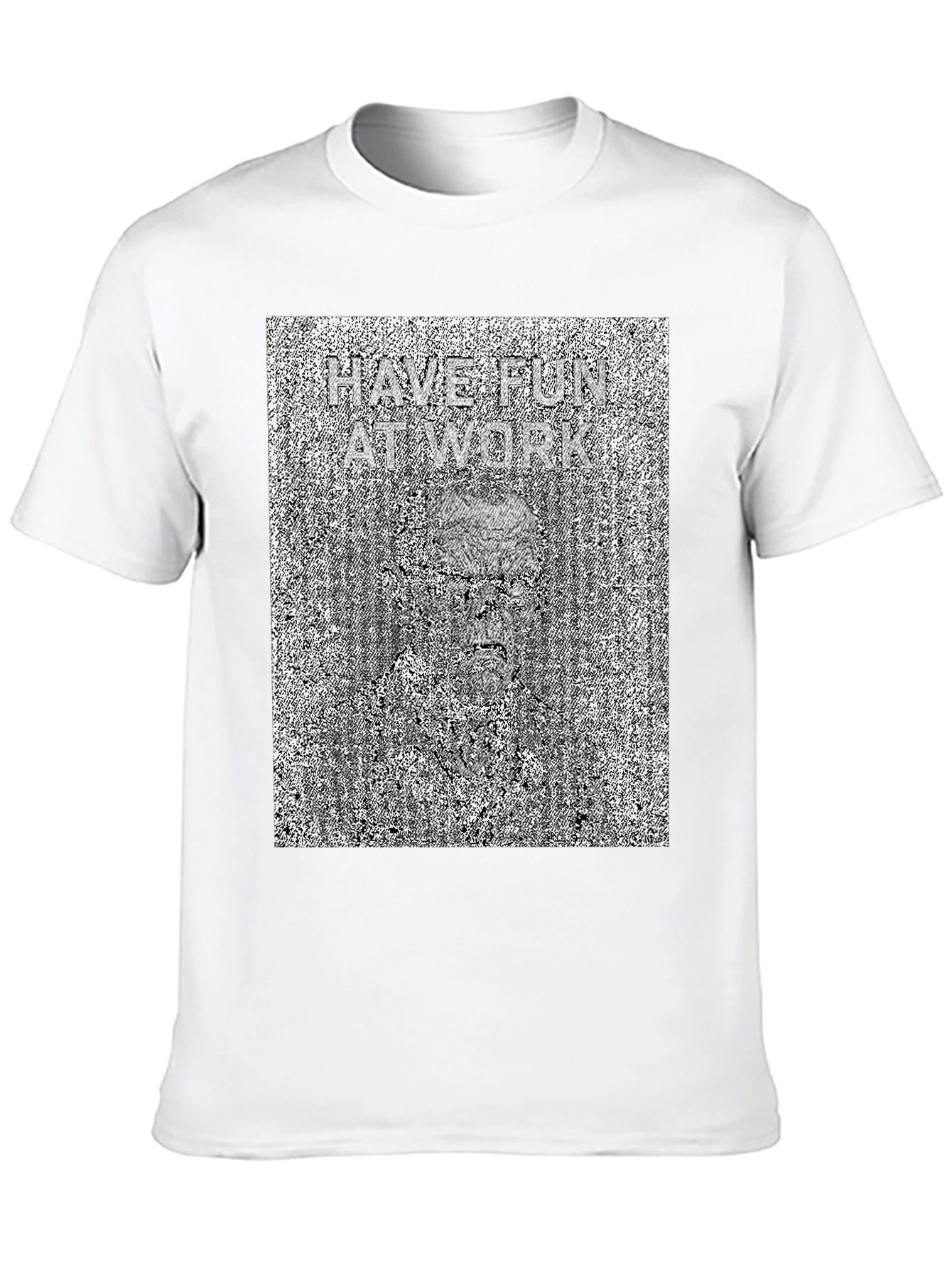 Have Fun At Work Optical Illusion T-Shirt