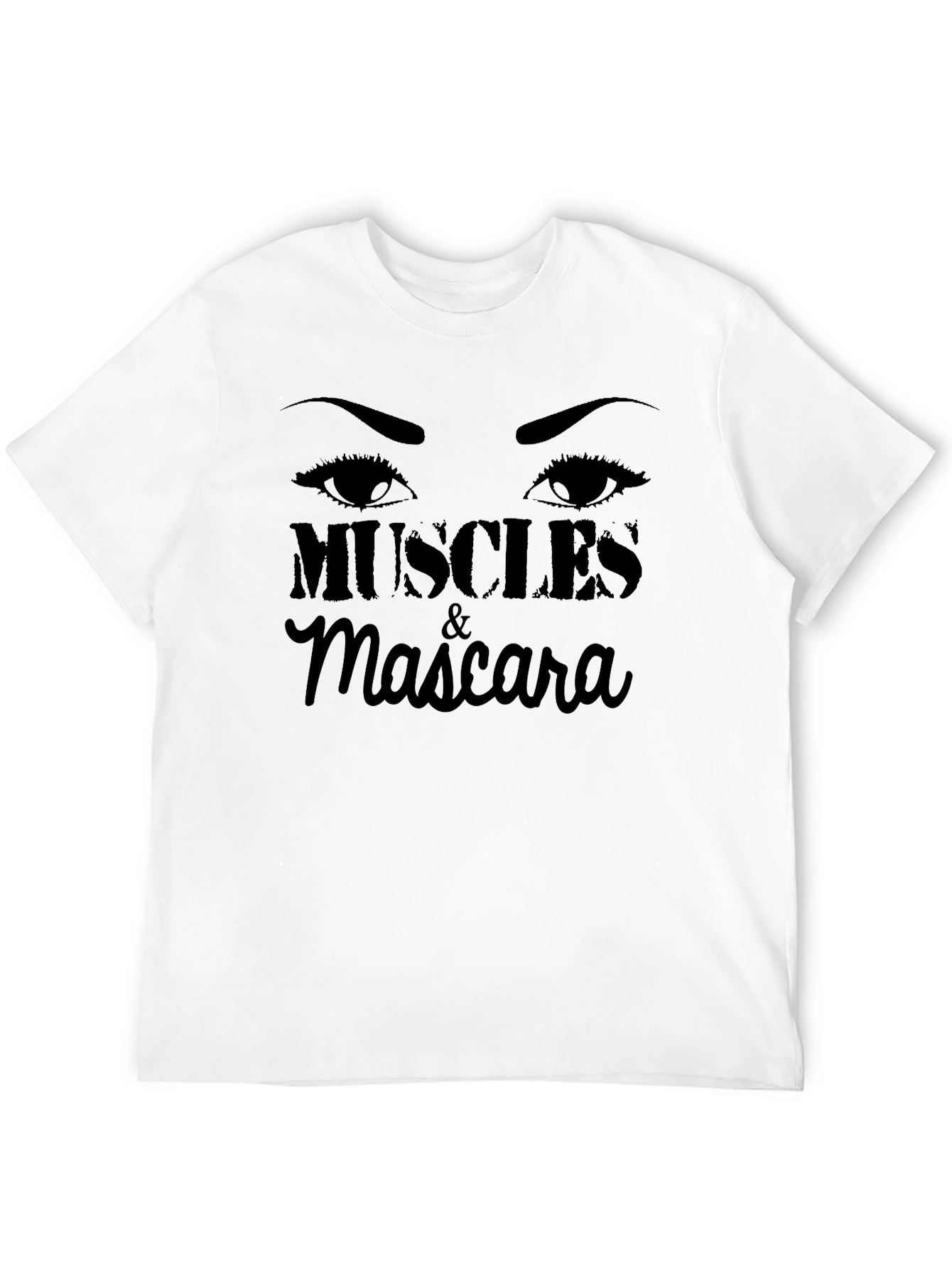 Muscles & Mascara Graphic Tee - Black