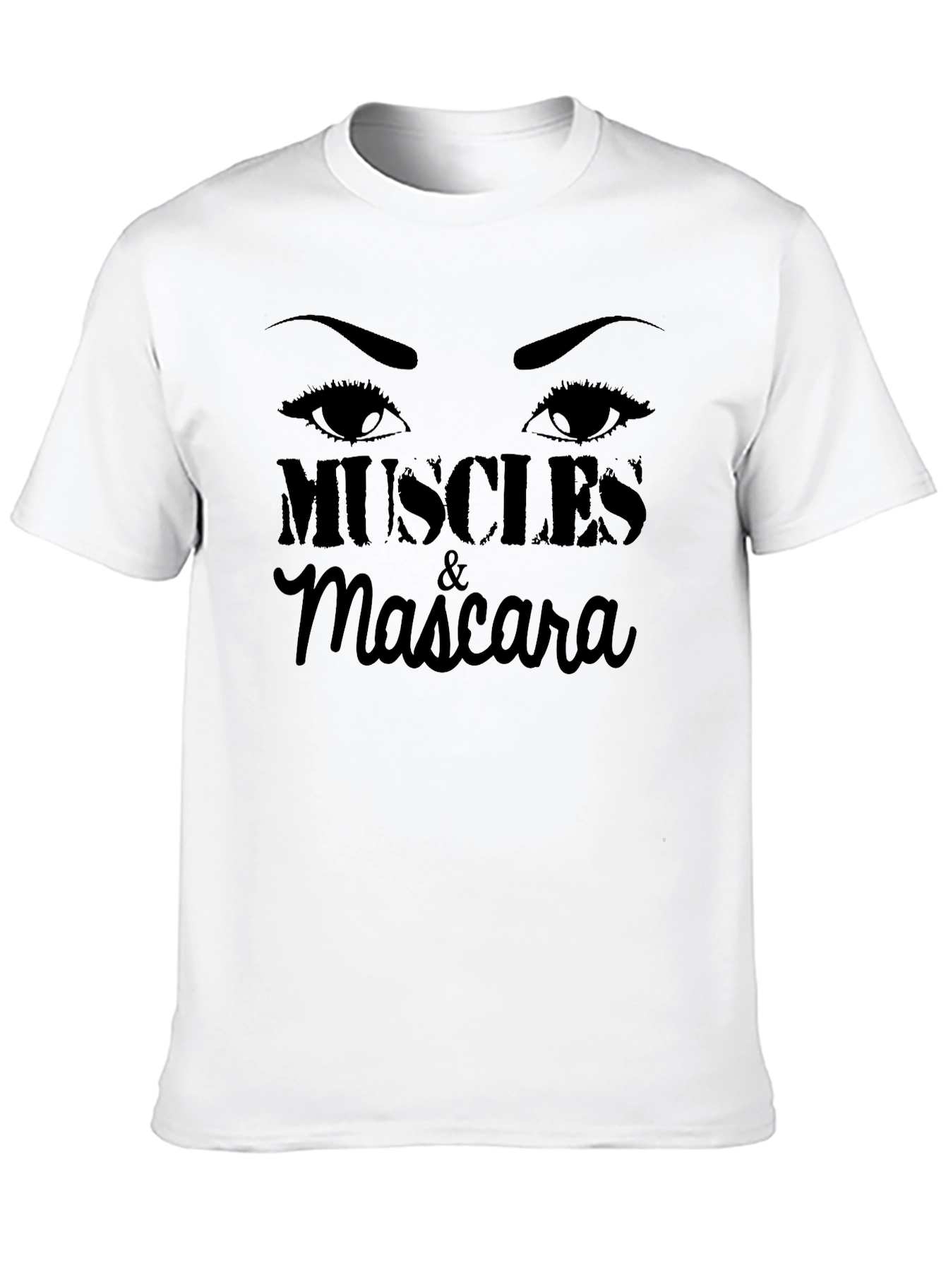 Muscles & Mascara Graphic Tee - Black