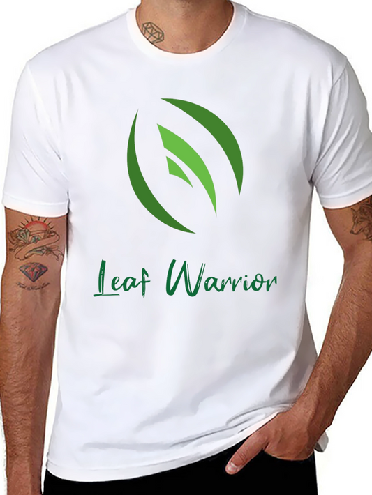 Leaf Warrior Graphic Tee - Green Leaf Design