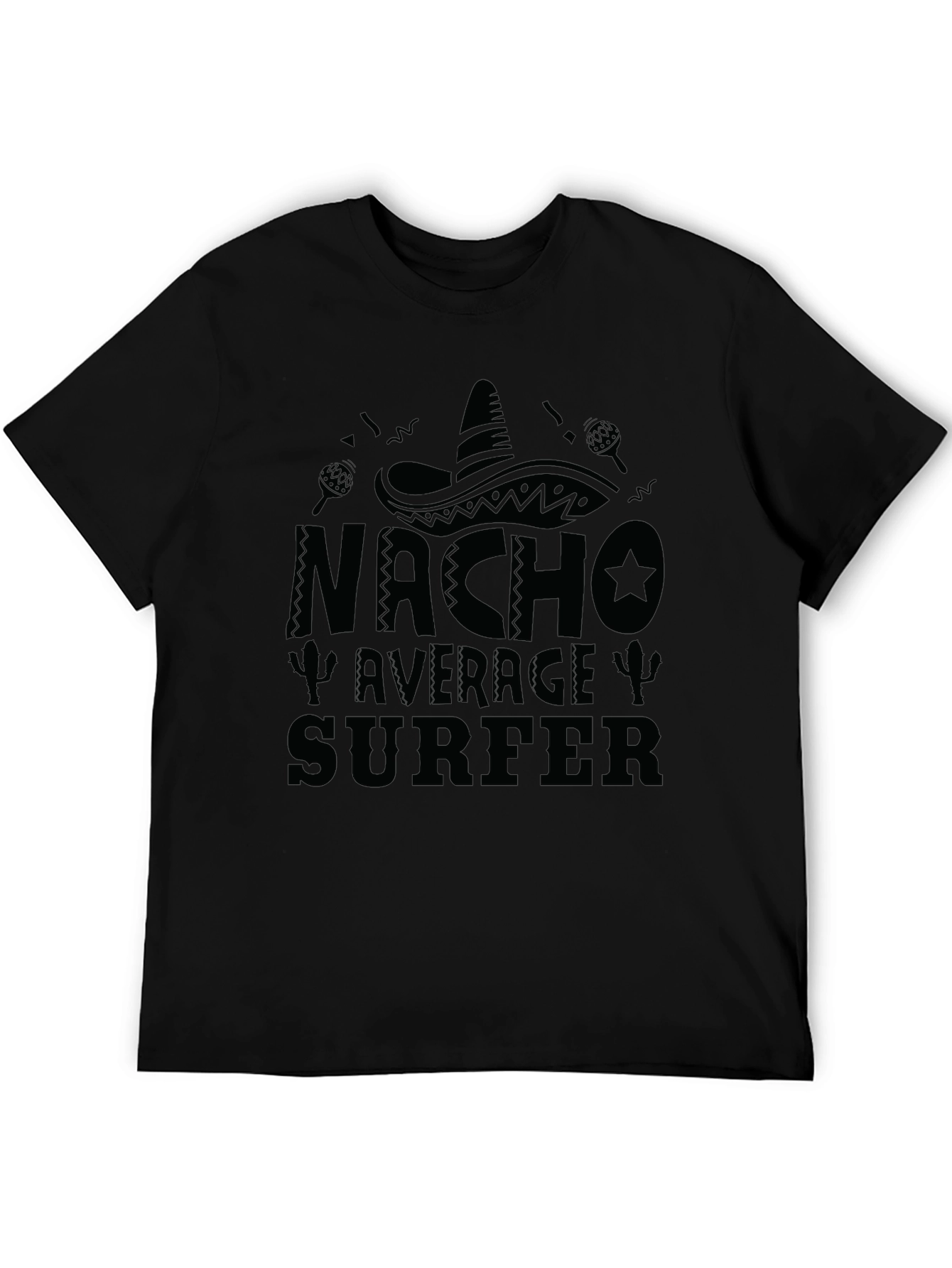 Nacho Average Surfer Funny Graphic T-Shirt