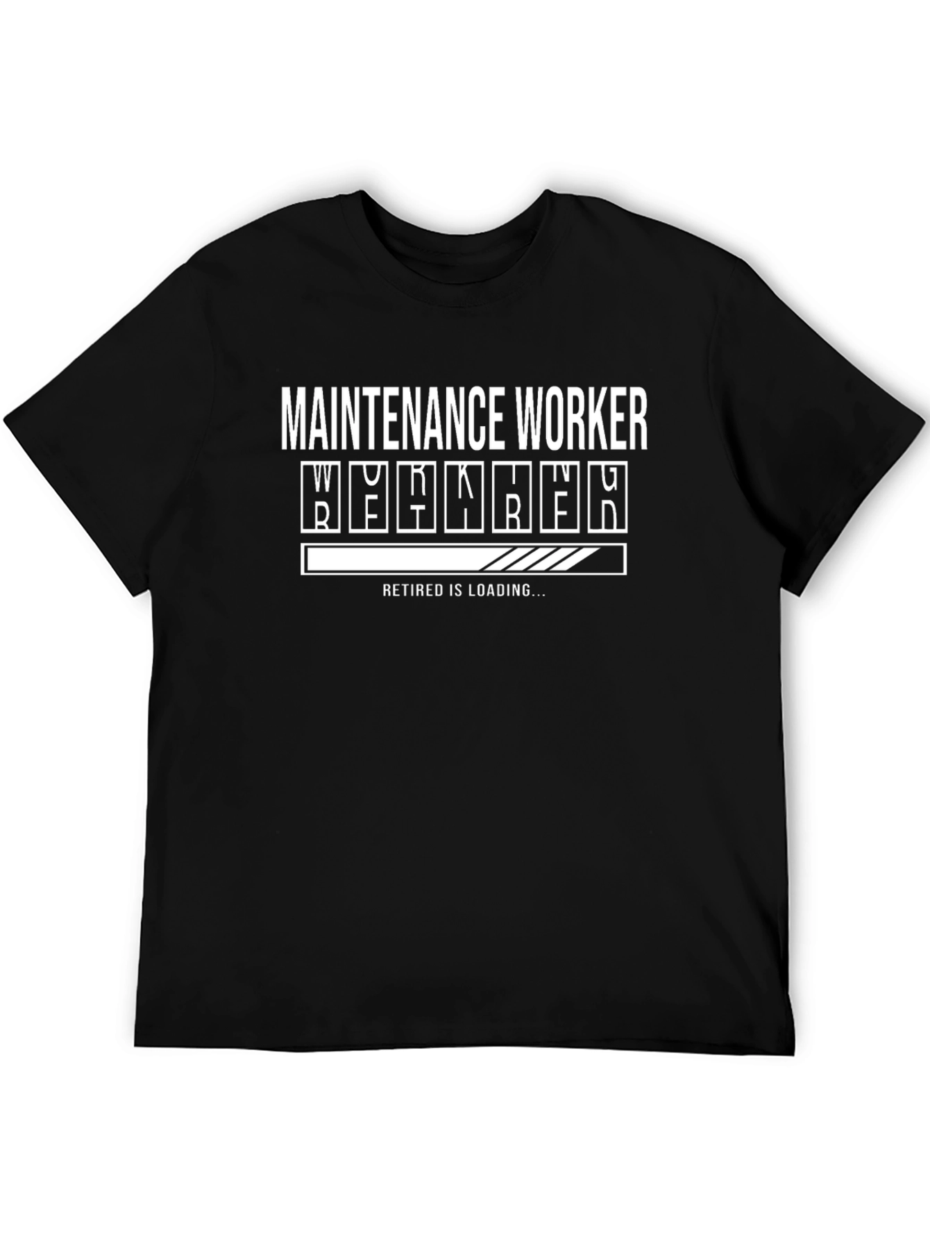 Maintenance Worker Retirement Loading Funny T-Shirt