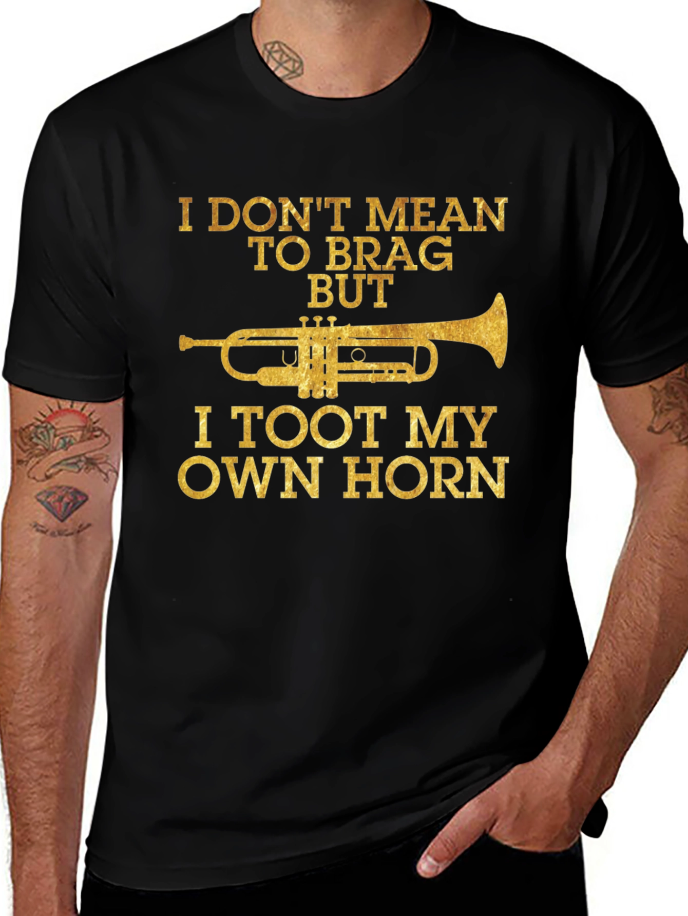 Toot My Own Horn Graphic Tee
