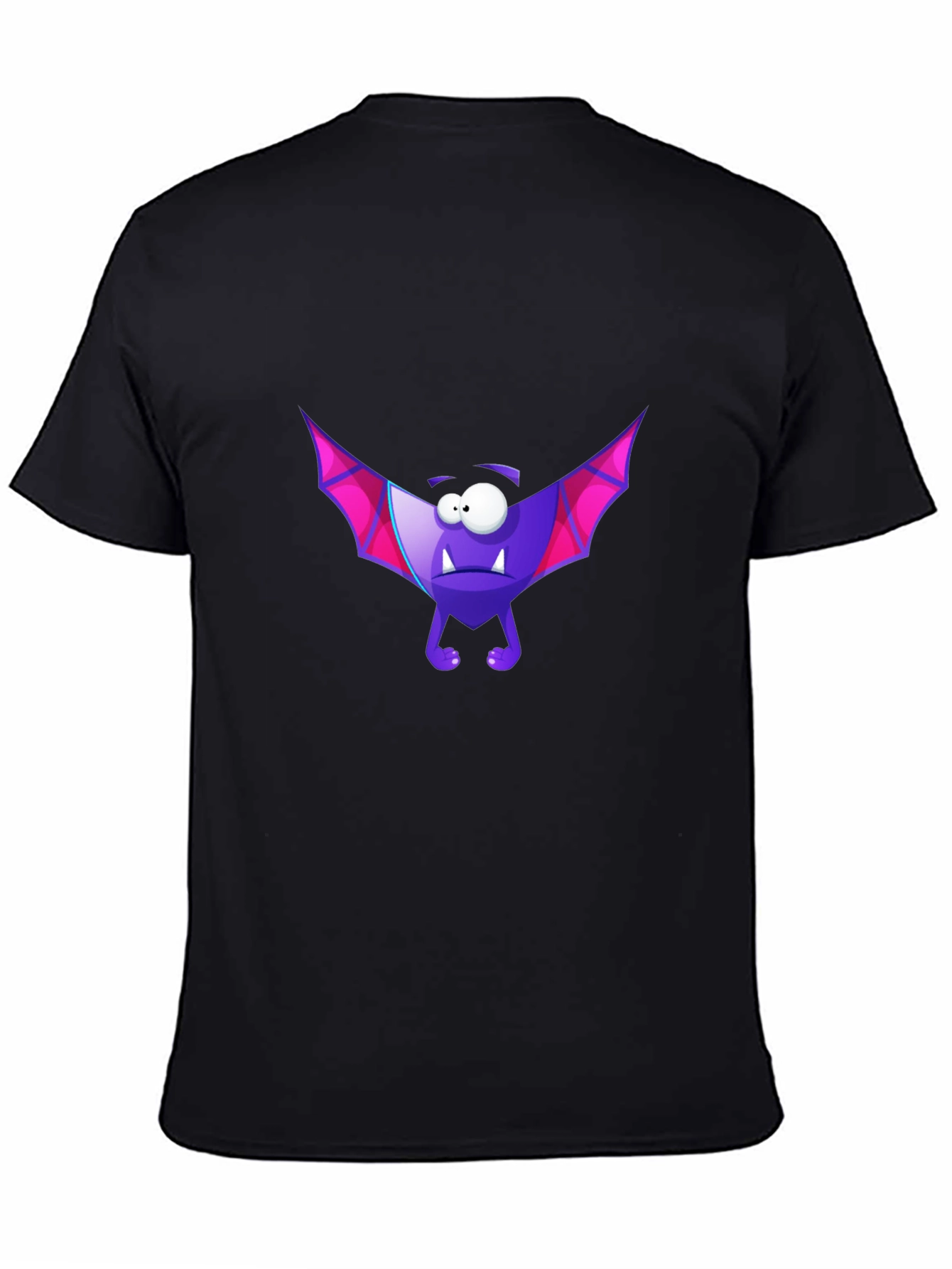 Funny Purple Bat Graphic T-Shirt