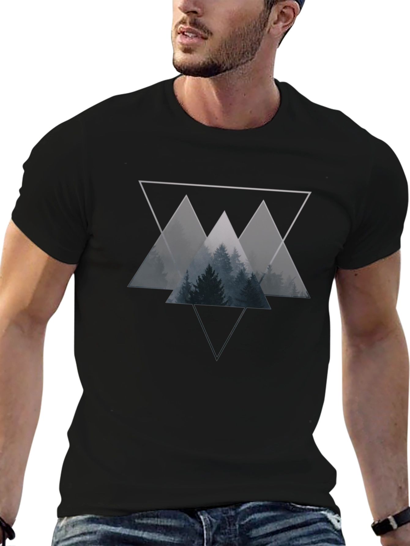 Geometric Forest T-Shirt