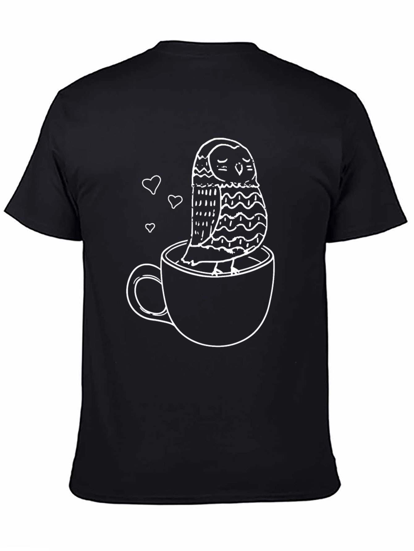 Owl in Cup Graphic Tee - Relaxed Fit