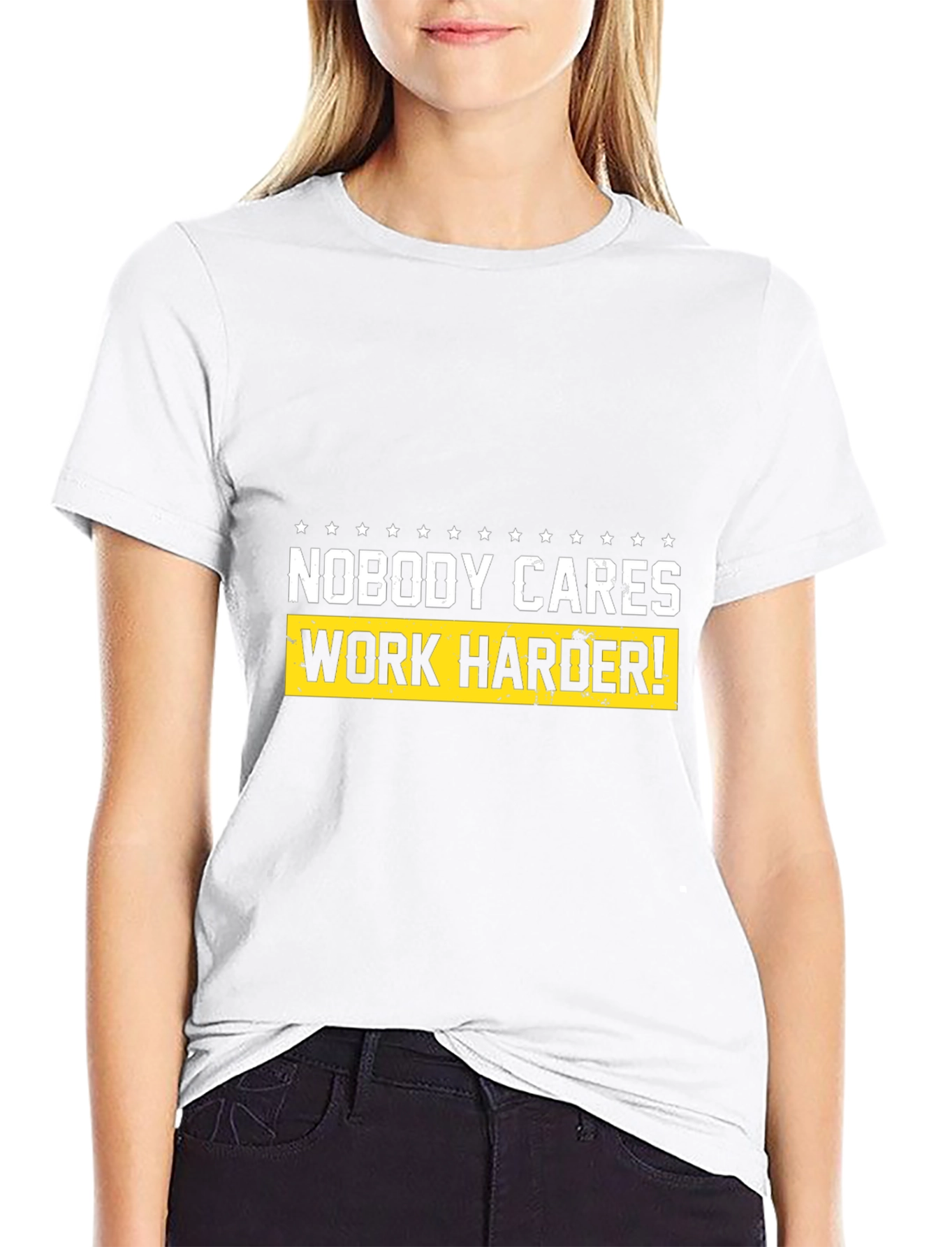 Motivational T-Shirt - Nobody Cares Work Harder