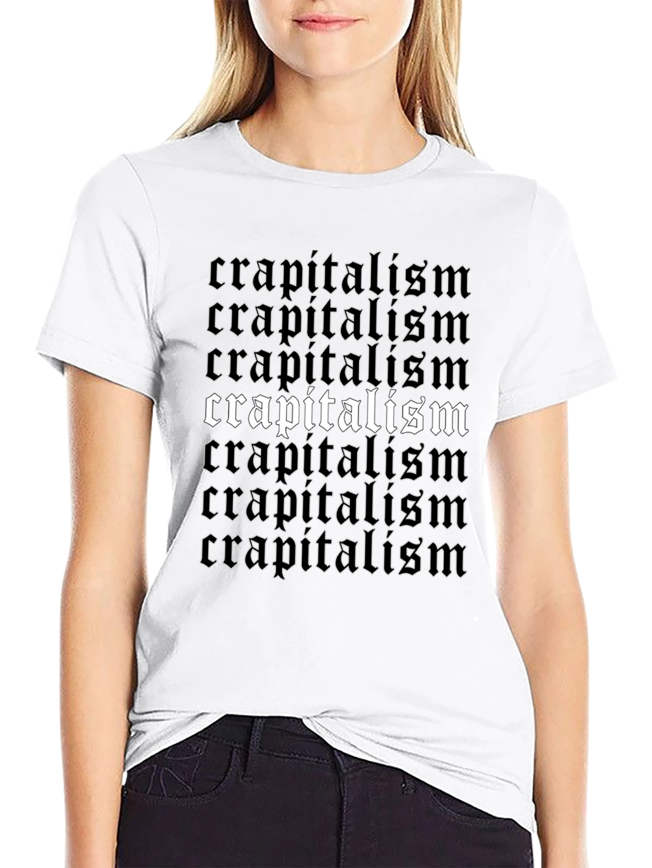 Crapitalism T-Shirt - Bold Statement Tee