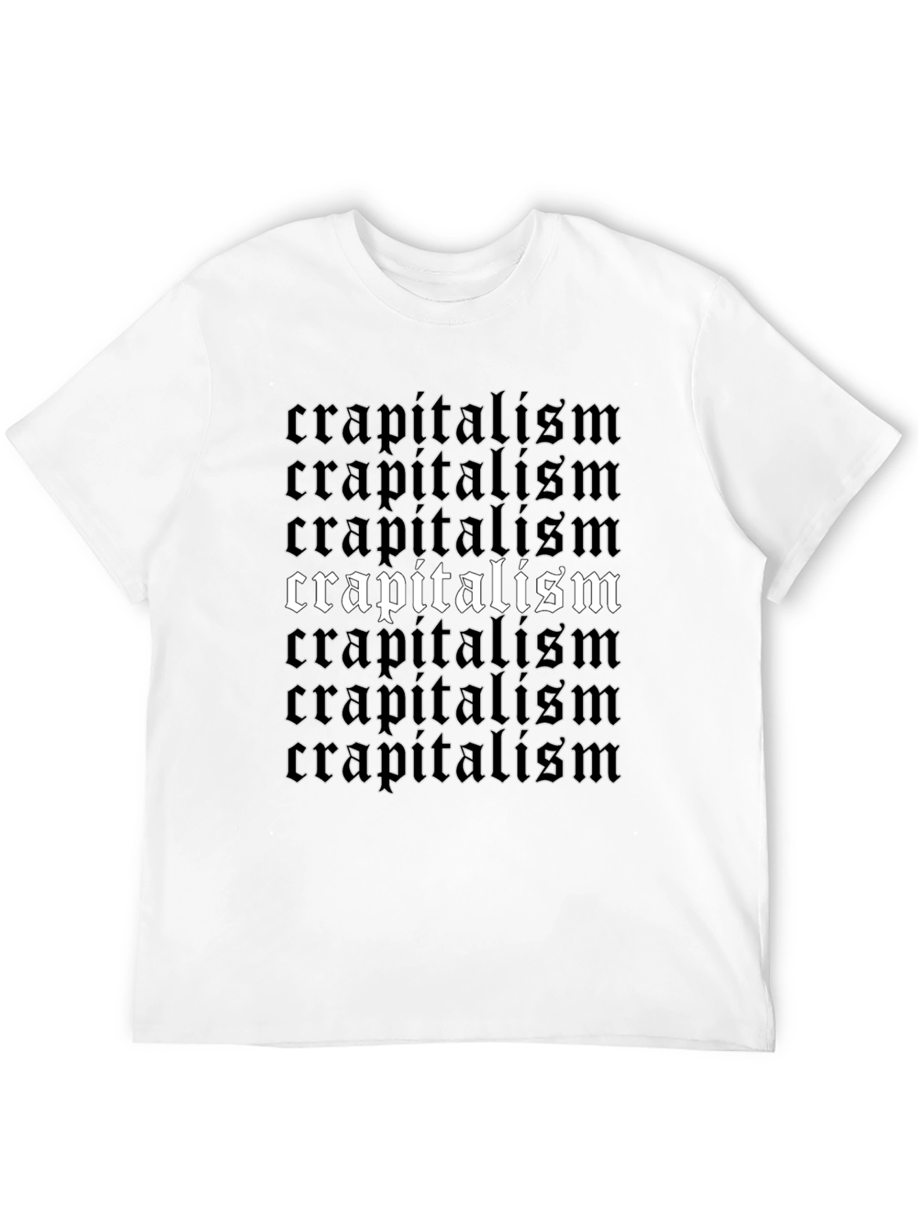Crapitalism T-Shirt - Bold Statement Tee