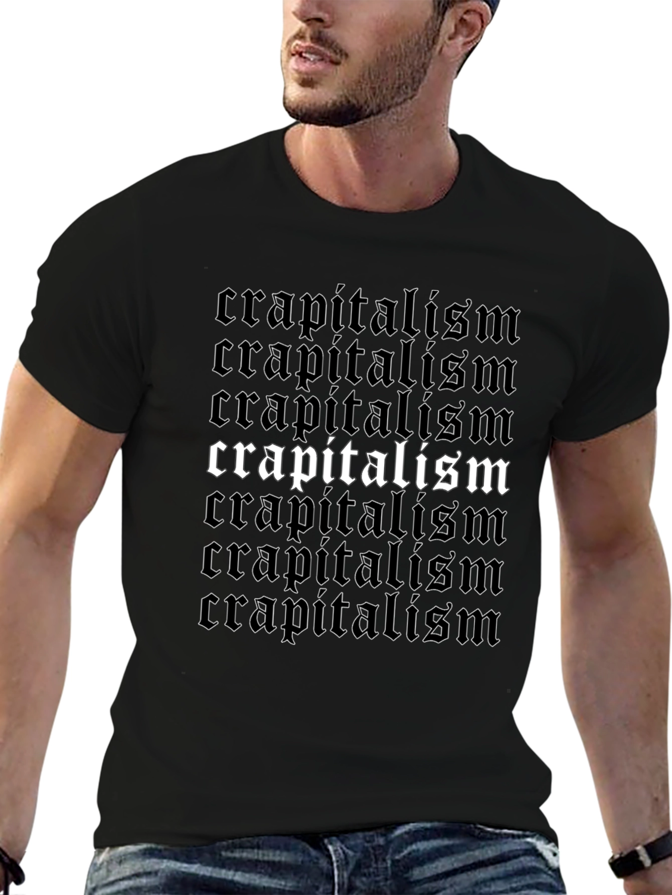 Crapitalism T-Shirt - Bold Statement Tee